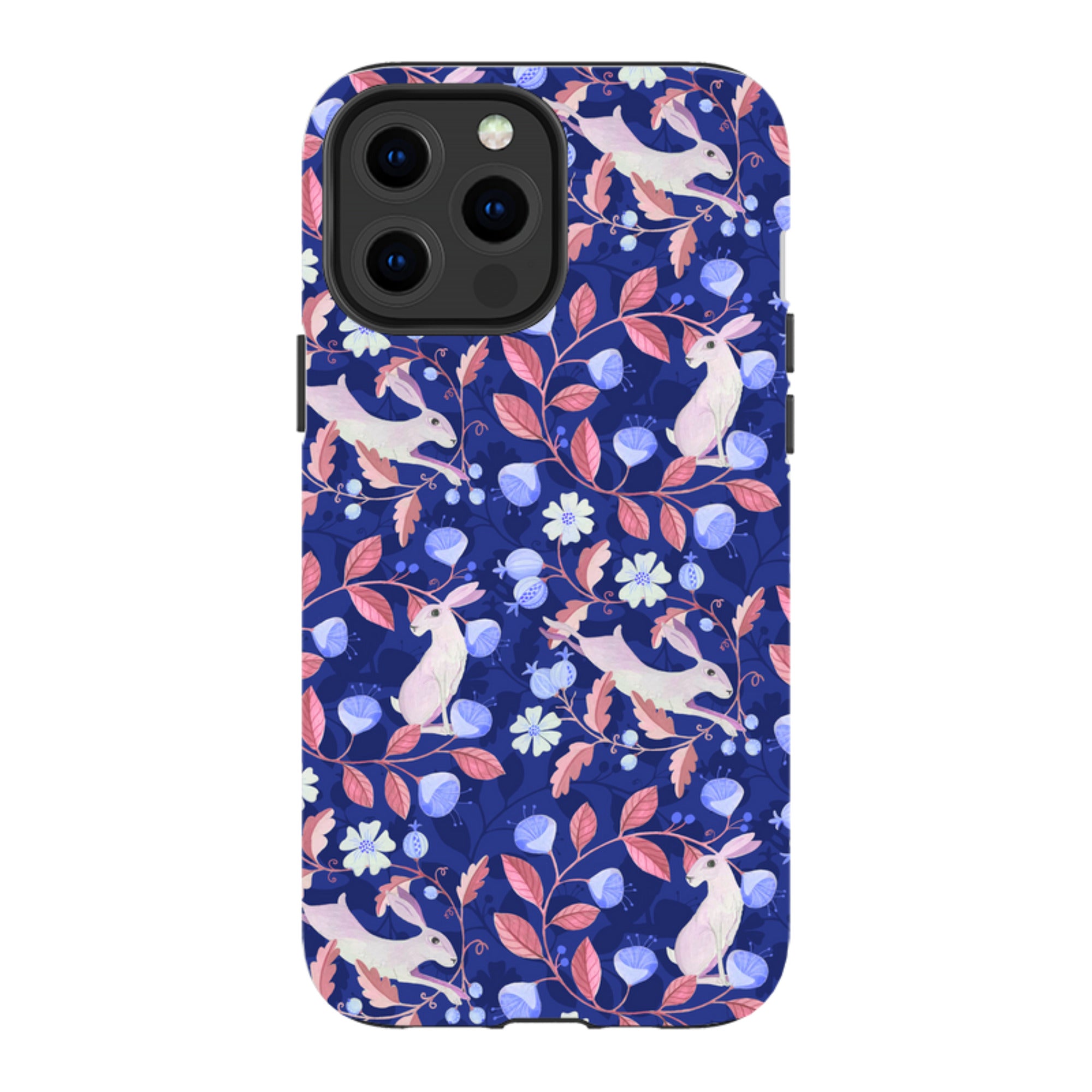 iPhone Tough Case - Hare Pattern By Bex Parkin