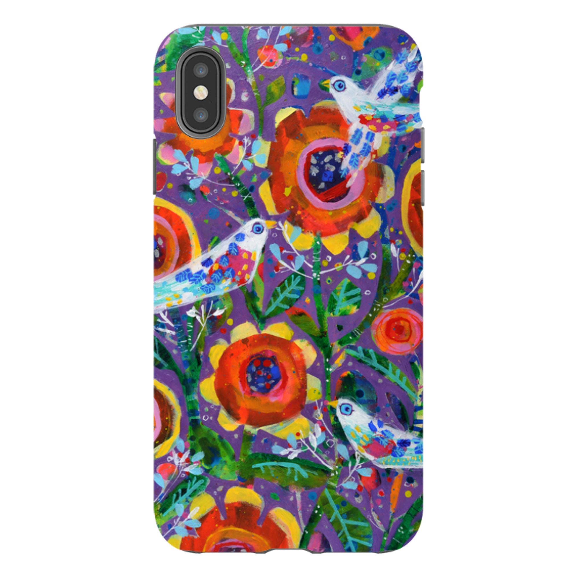 iPhone Tough Case - Garden Party By Claire West