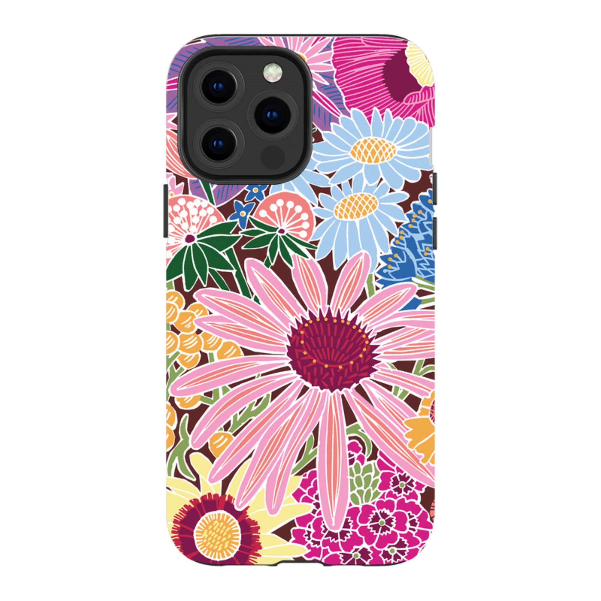 iPhone Tough Case - Jigsaw Floral 1 By Kate Heiss