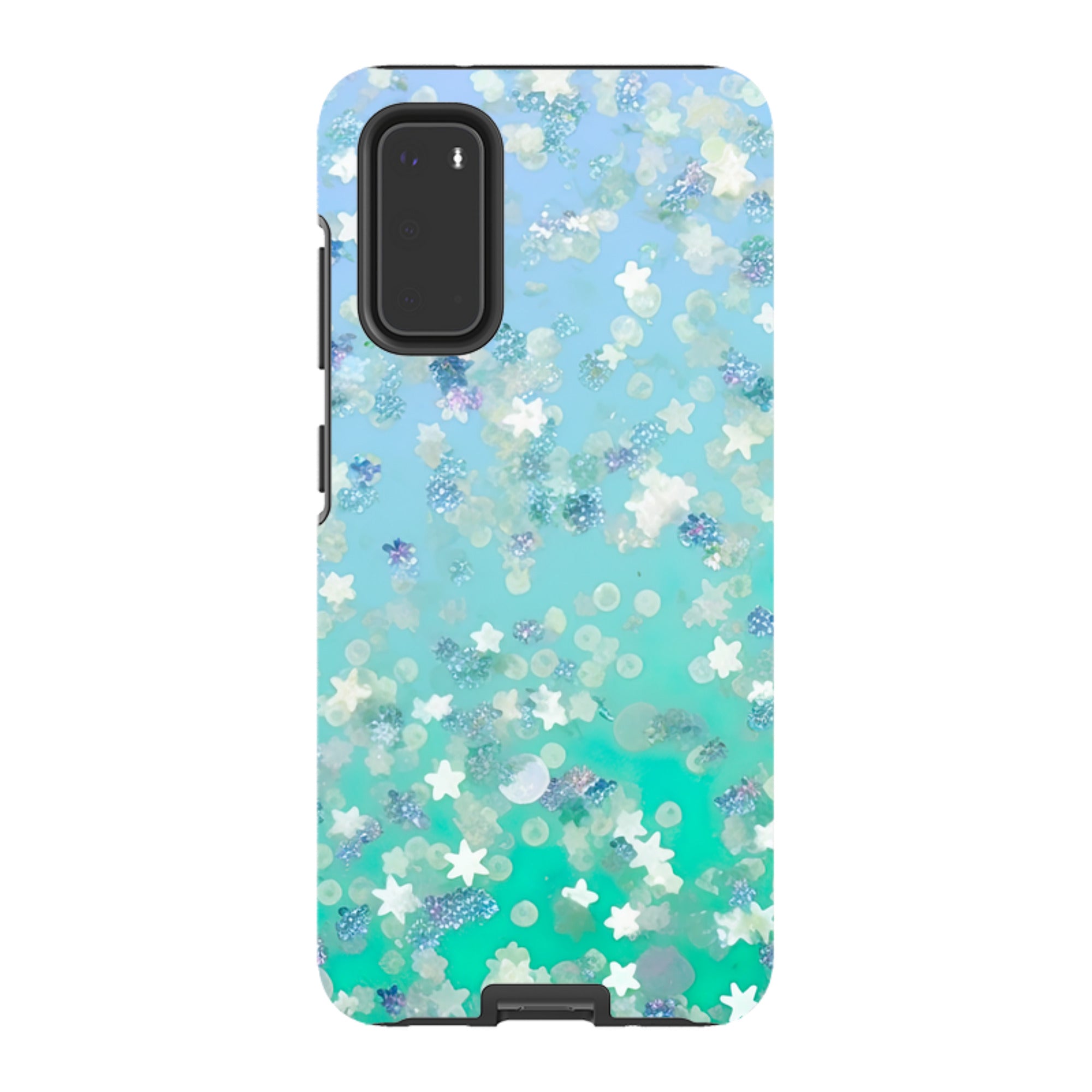 Samsung Tough Case - Green Stars