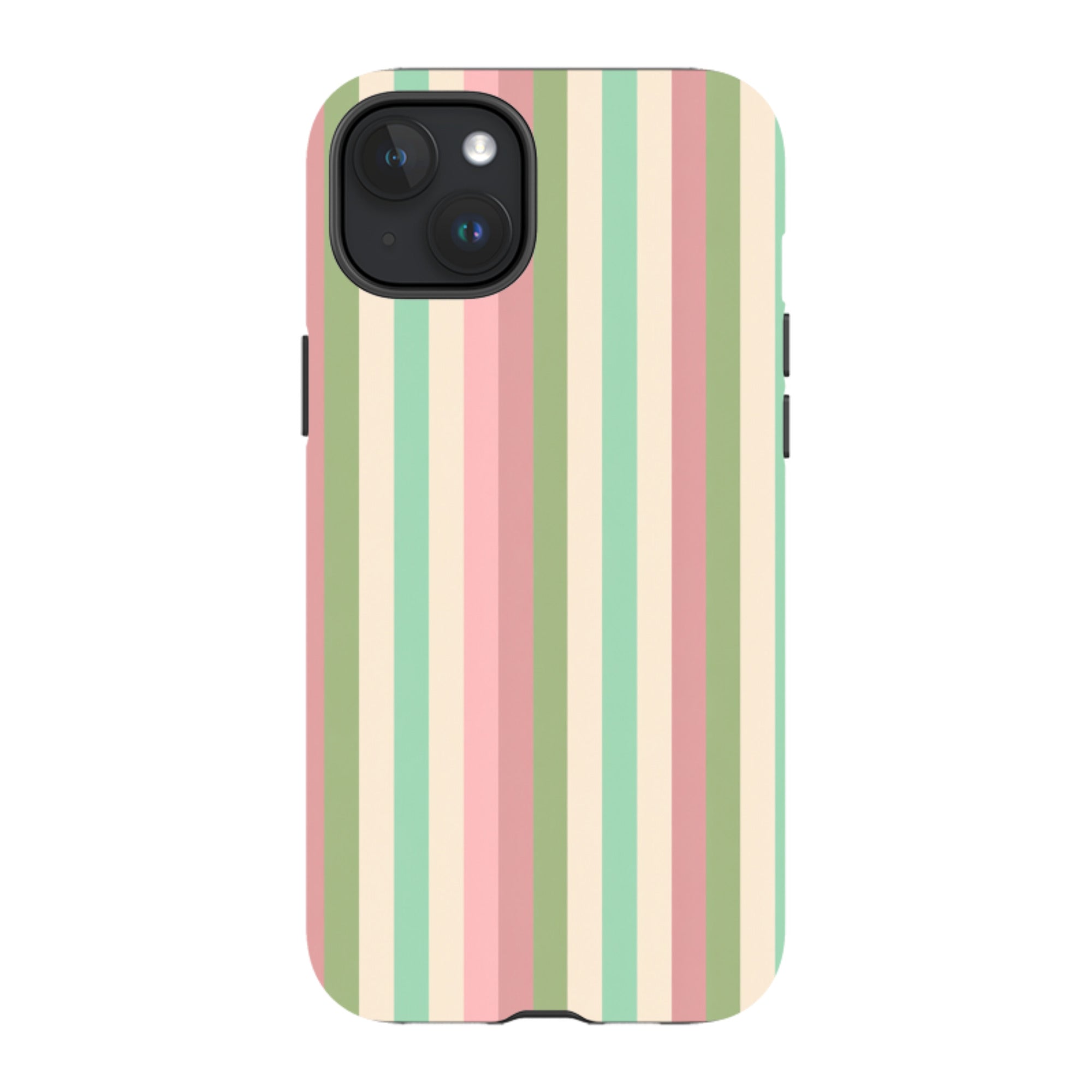 iPhone MagSafe Tough Case - Pastel Stripe