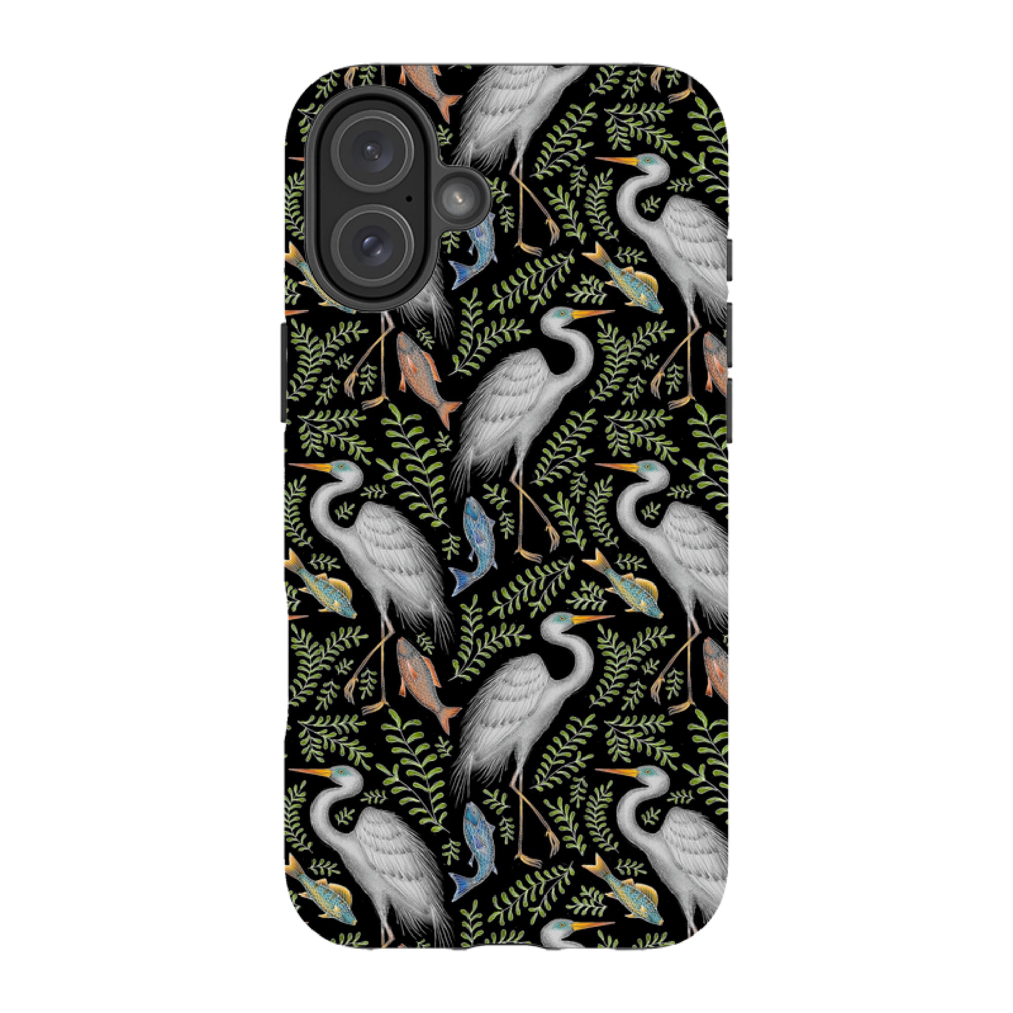 iPhone MagSafe Tough Case -  Egret Pattern By Catherine Rowe