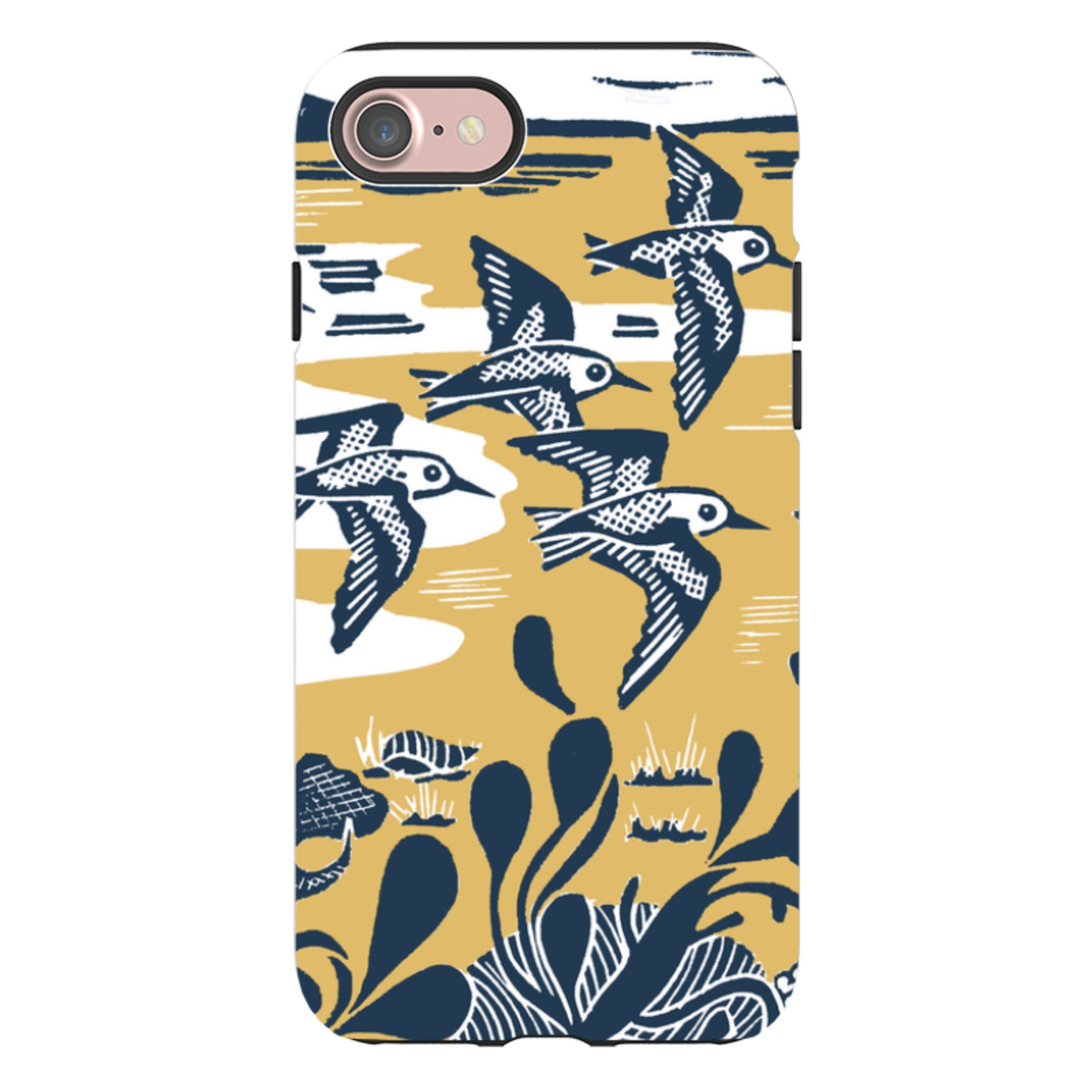 iPhone Tough Case - Sanderlings At The Shore By Kate Heiss