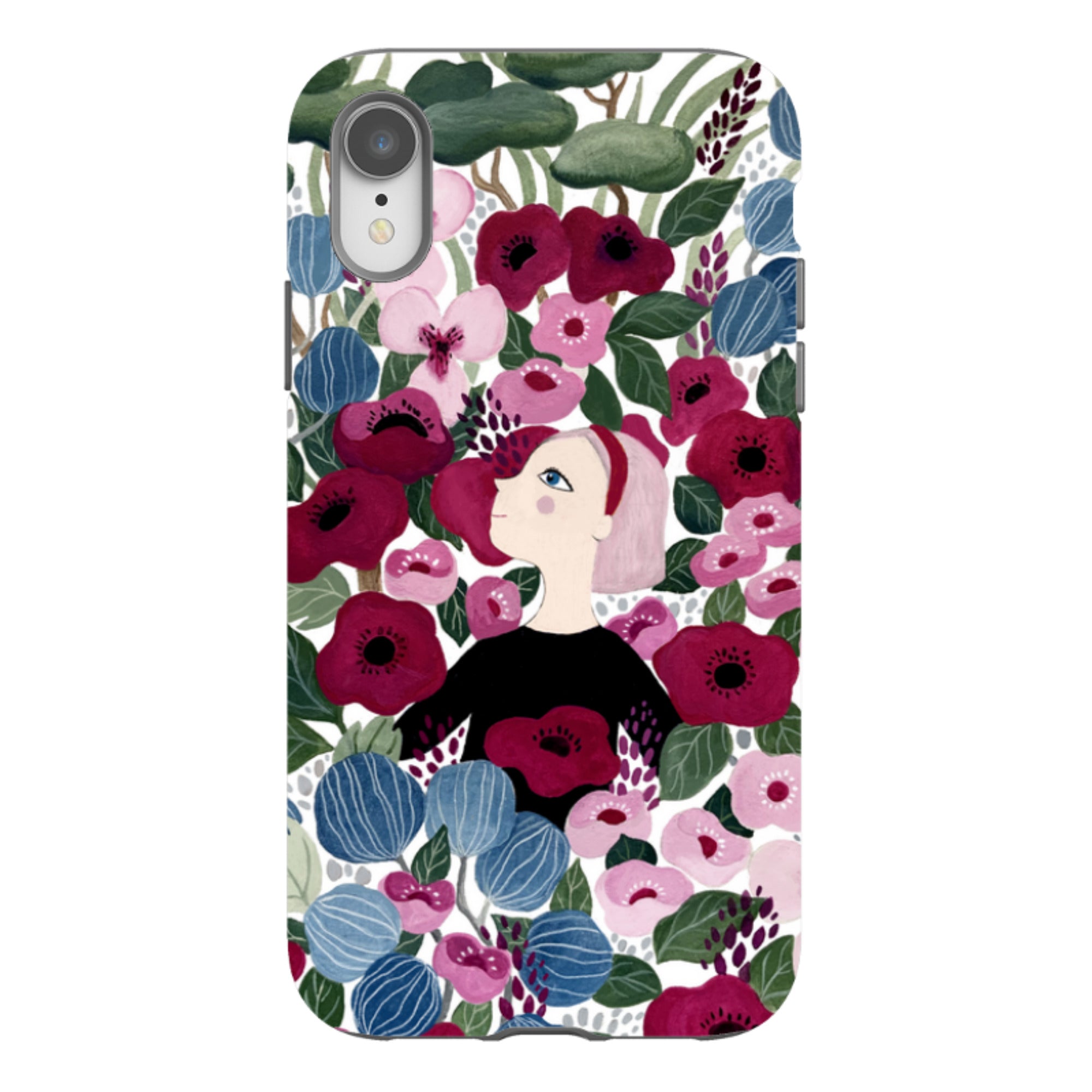 iPhone Tough Case - Flower Garden By Bex Parkin