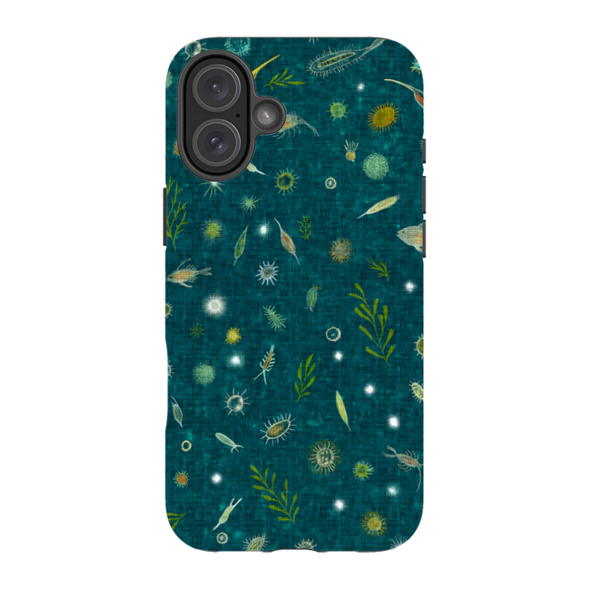 iPhone Tough Case - Plankton - Steel Blue By Katherine Quinn