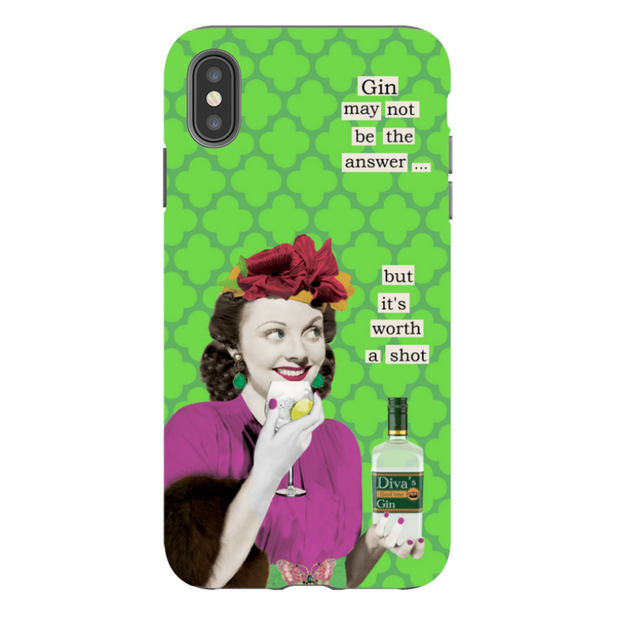 iPhone Tough Case - Gin By Clare Jordan