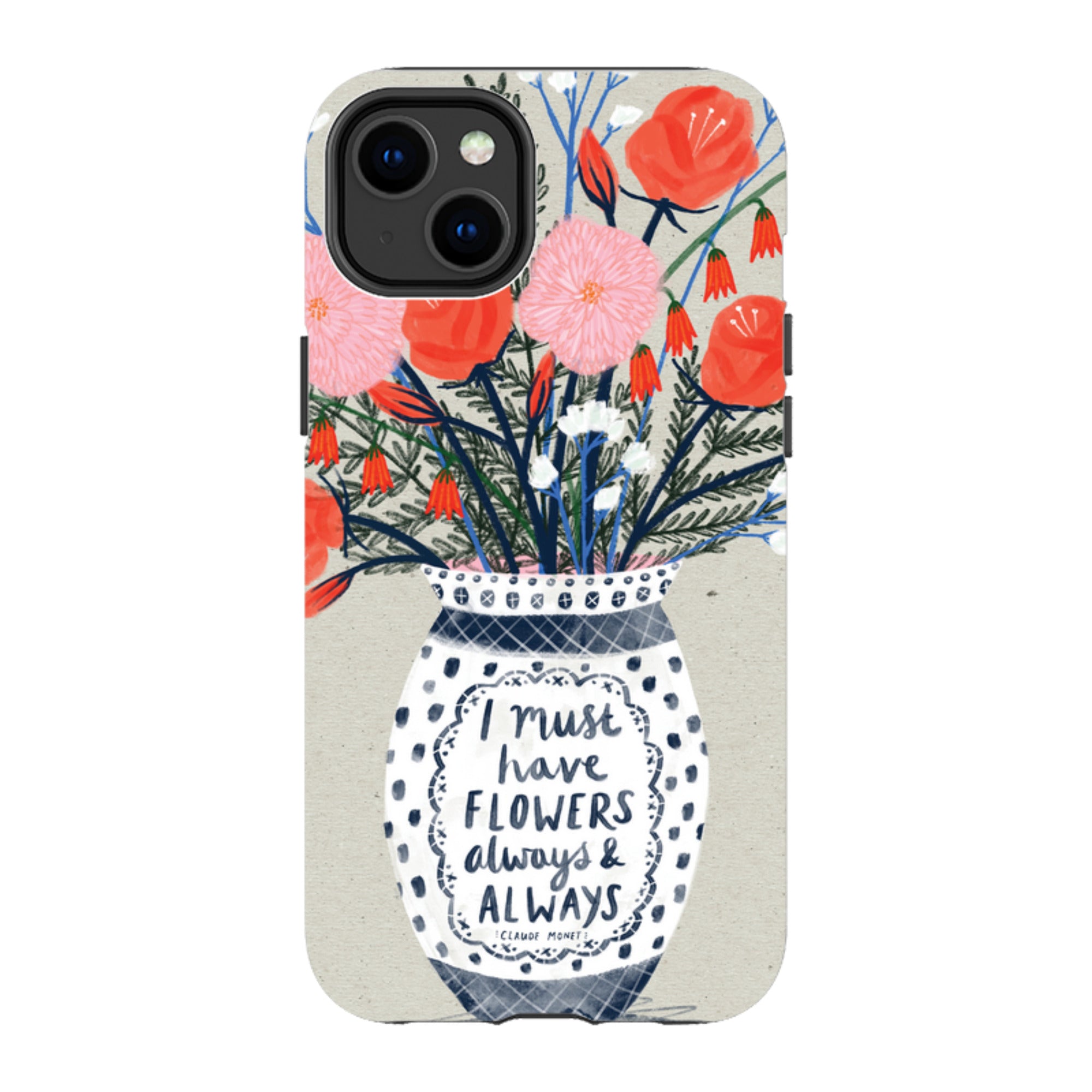 iPhone Tough Case - Flowers Always By Lee Foster Wilson