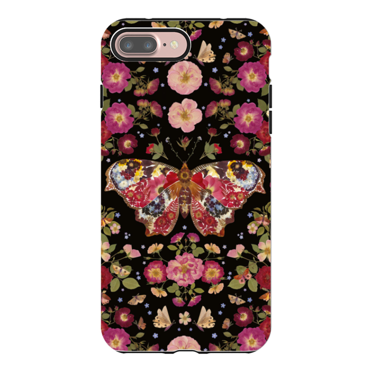 iPhone Tough Case - Midnight Butterfly By Helen Ahpornsiri