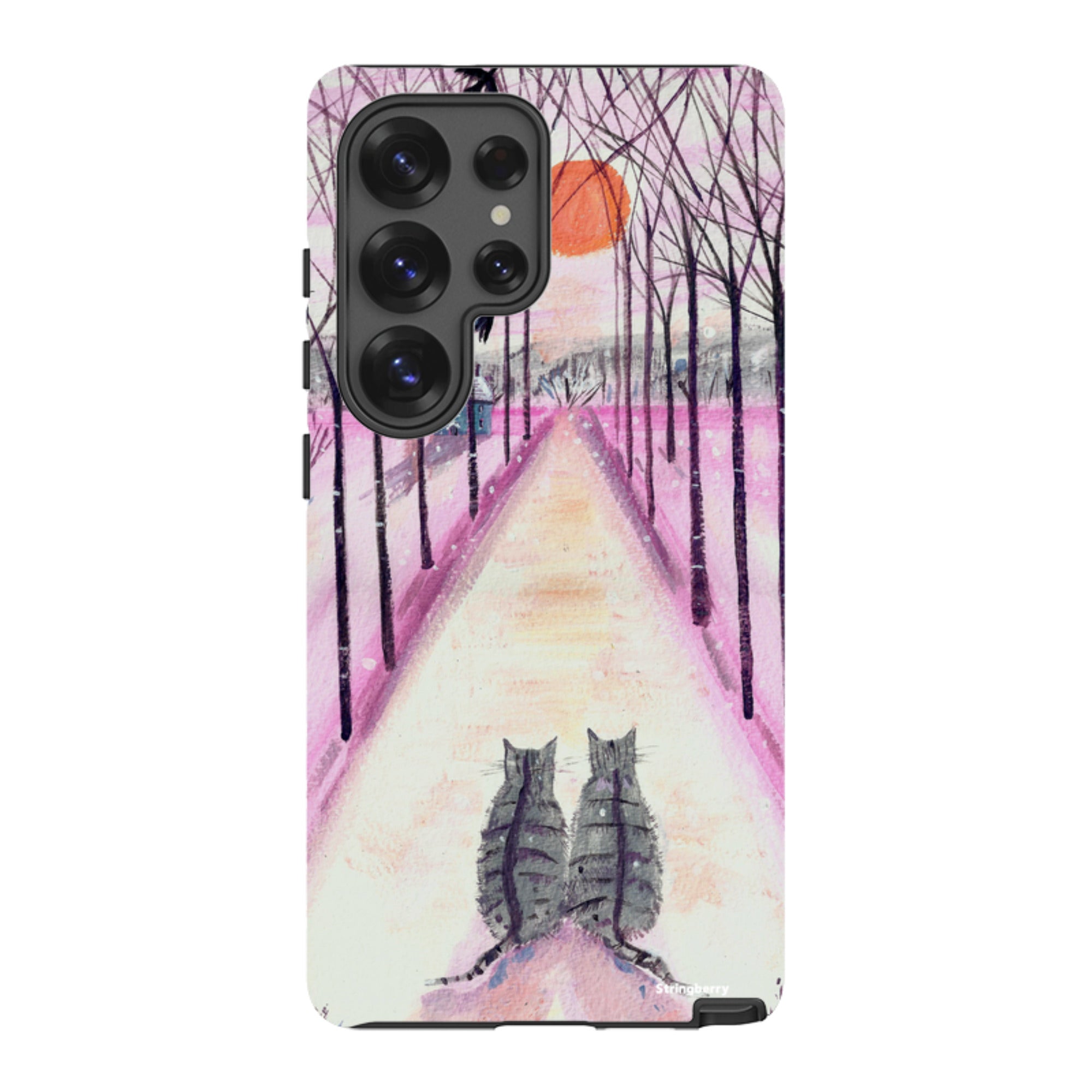 Samsung Tough Case - Winter Cats By Mary Stubberfield