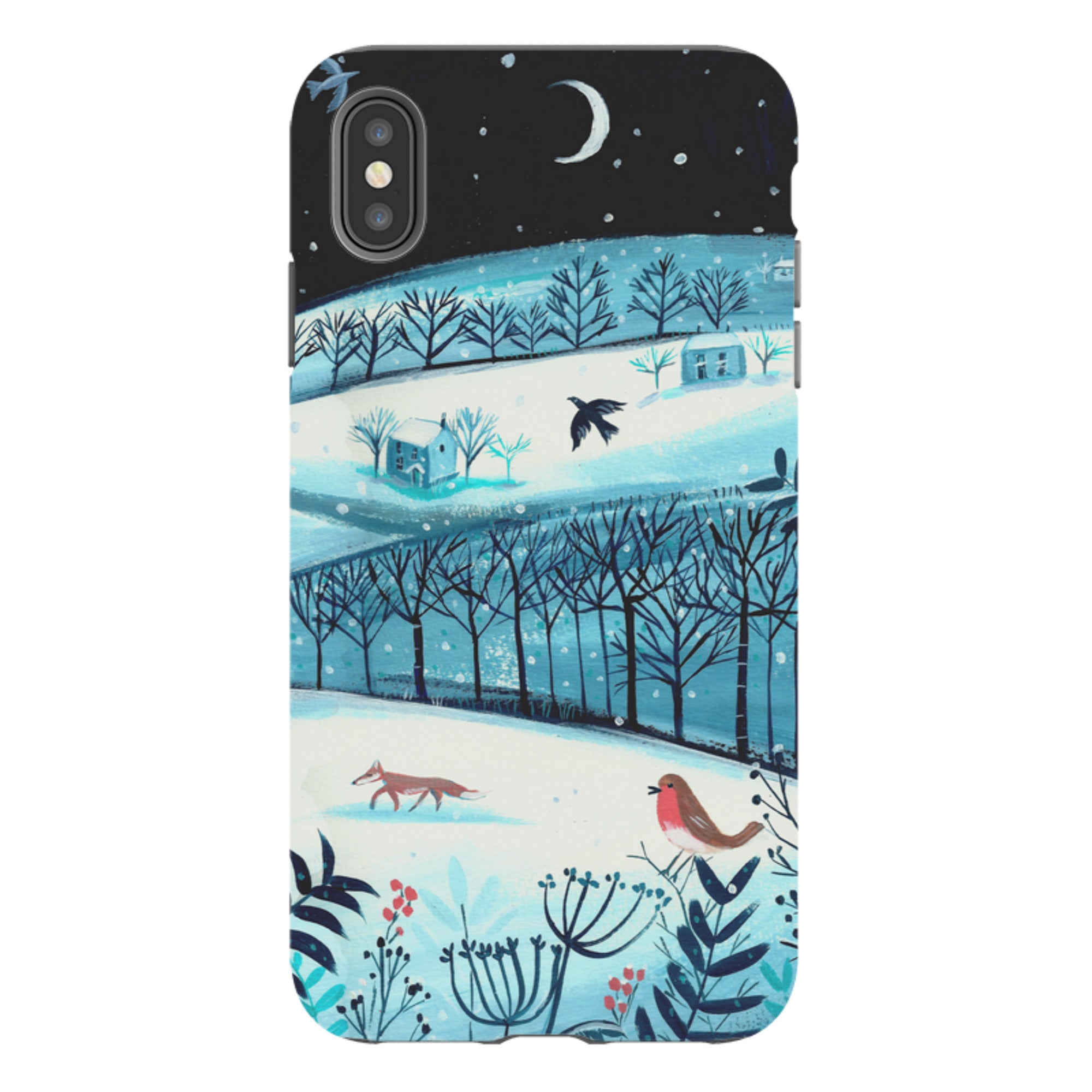 iPhone Tough Case - Winterscape-2 By Mary Stubberfield