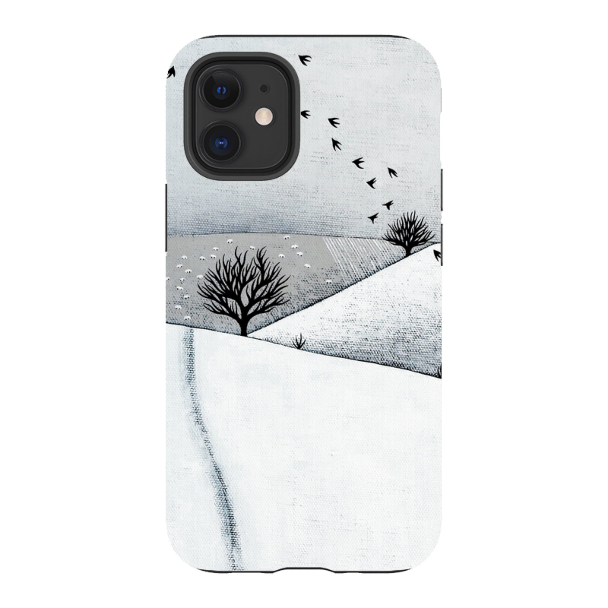 iPhone Tough Case - Snowy Landscape By Natasha Newton