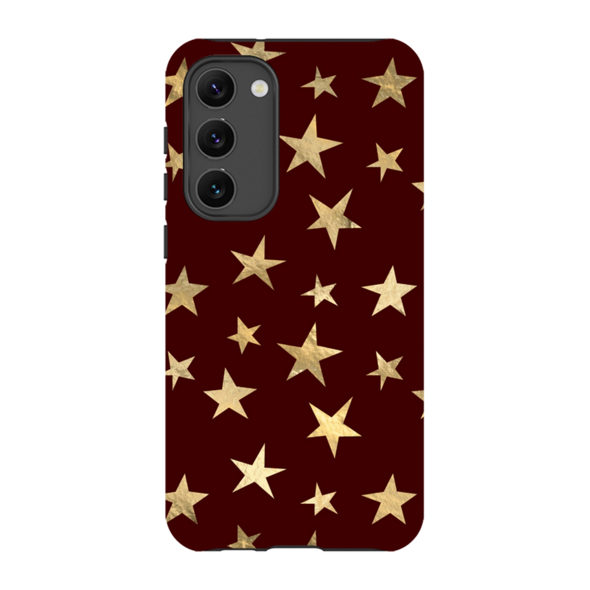 Samsung Tough Case - Brown and Gold Stars