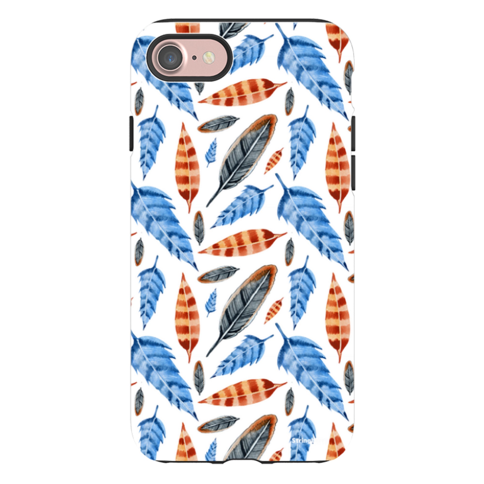 iPhone Tough Case - Multi Feathers
