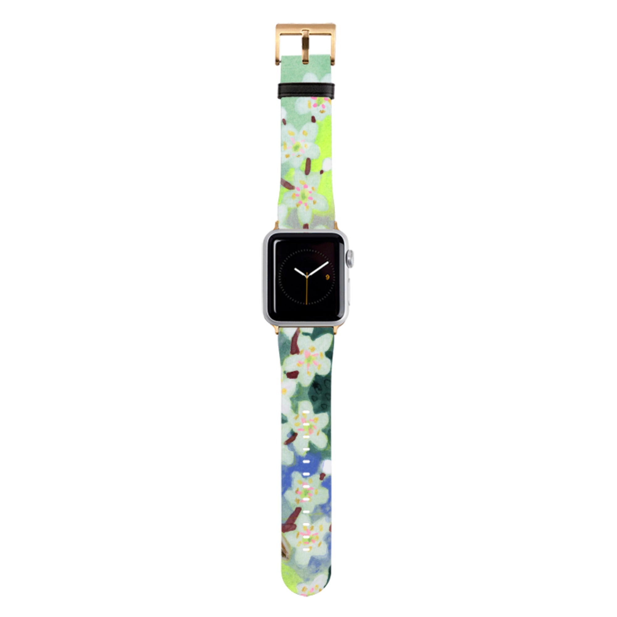 Blackthorn In The Valley Apple Watch Strap By Lee Foster Wilson
