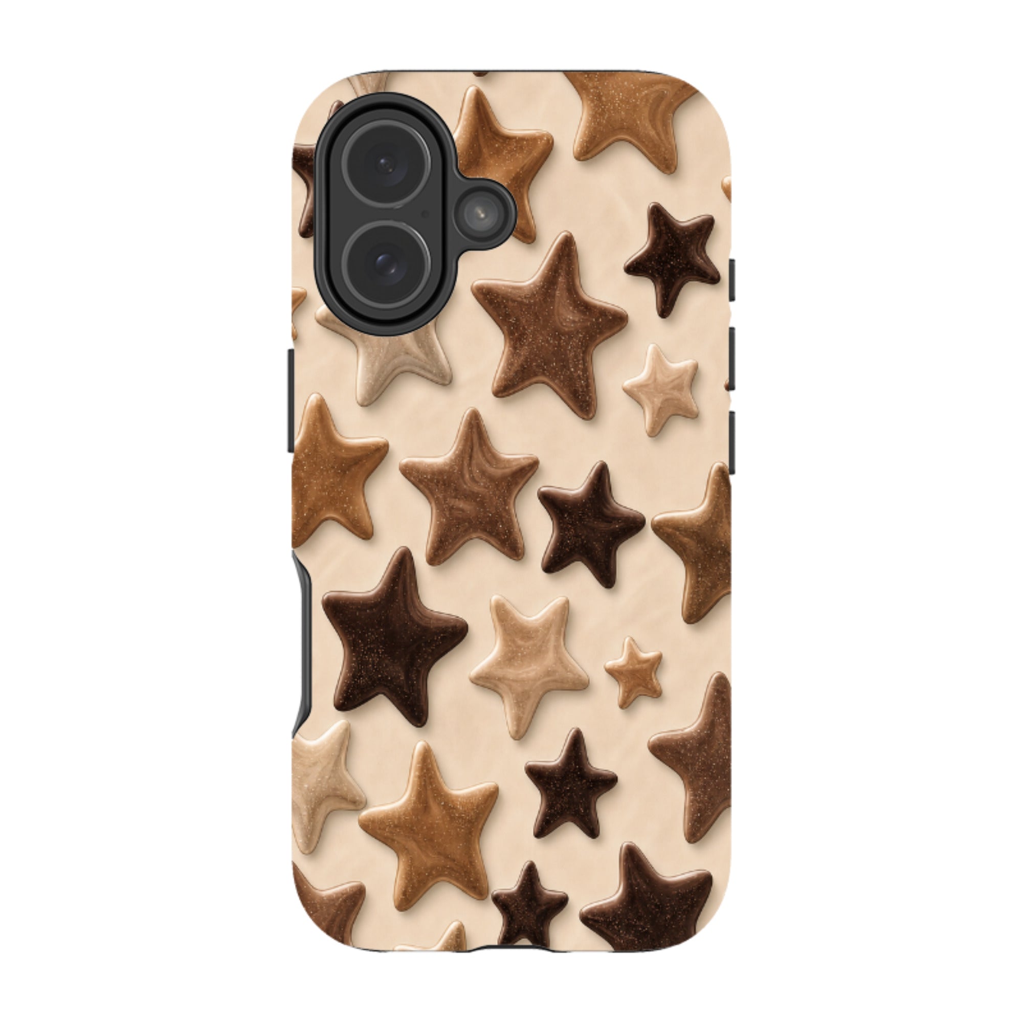 iPhone Tough Case - Brown Star