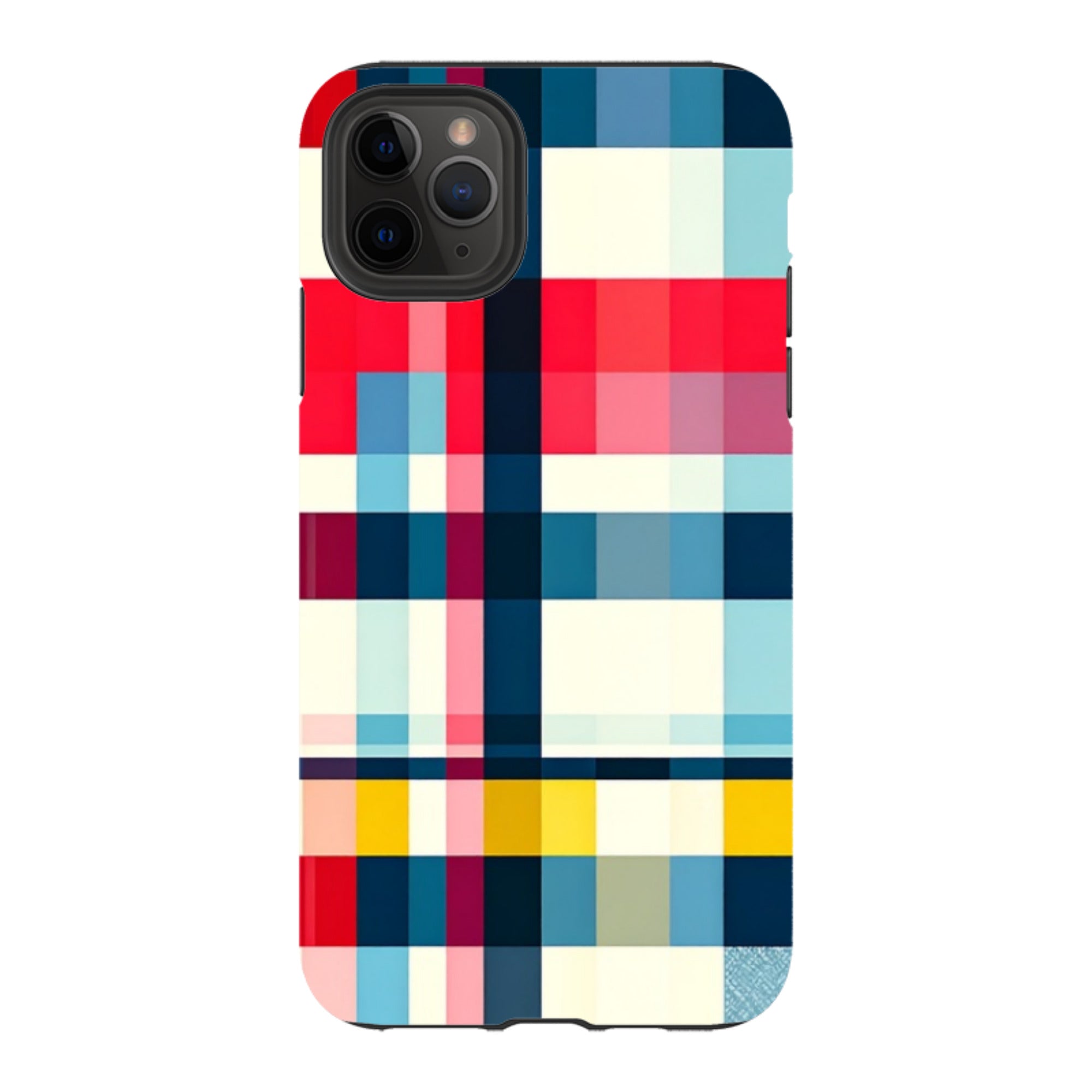 iPhone Tough Case - Cancun Gingham