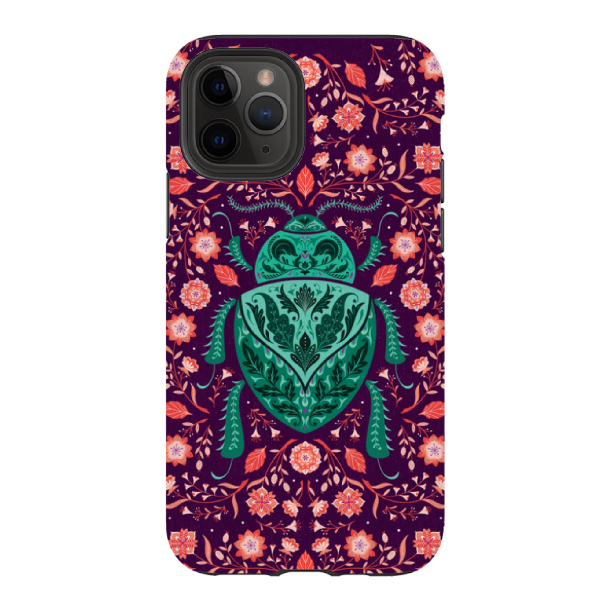 iPhone Tough Case - Beetle By Jenny Zemanek