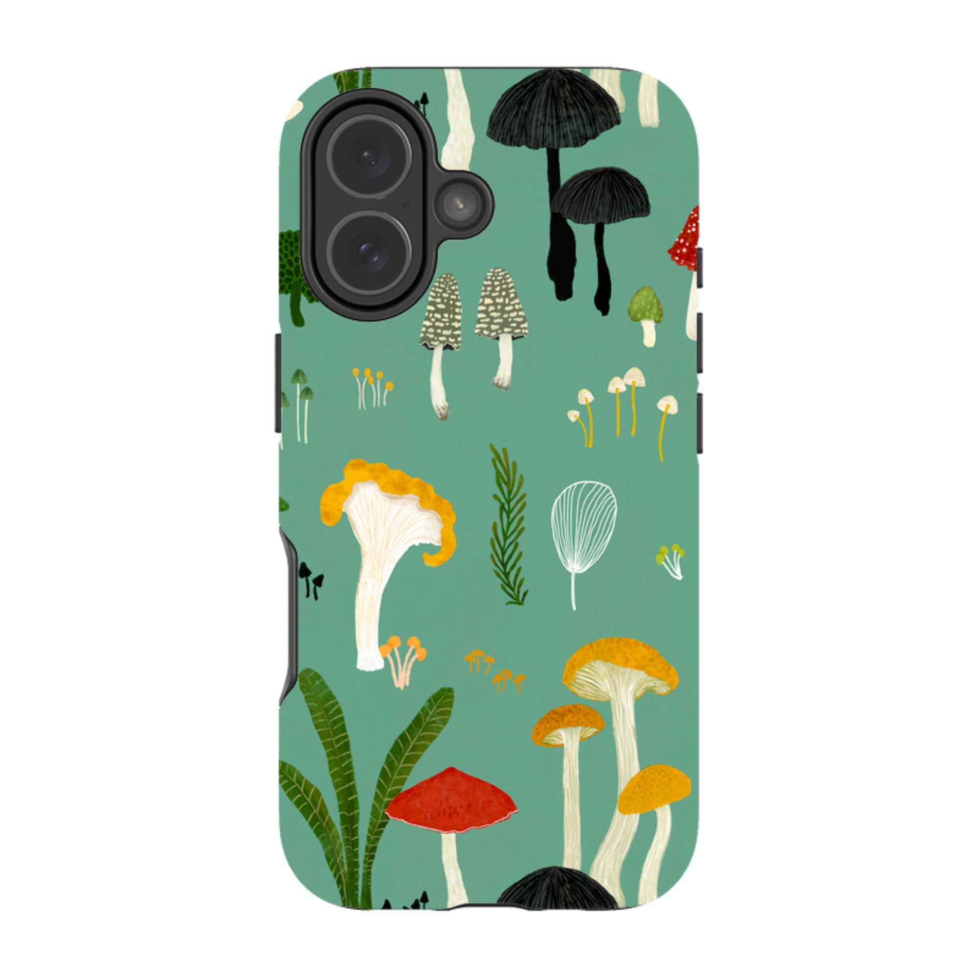 iPhone Tough Case - Mushroom Pattern By Katherine Quinn