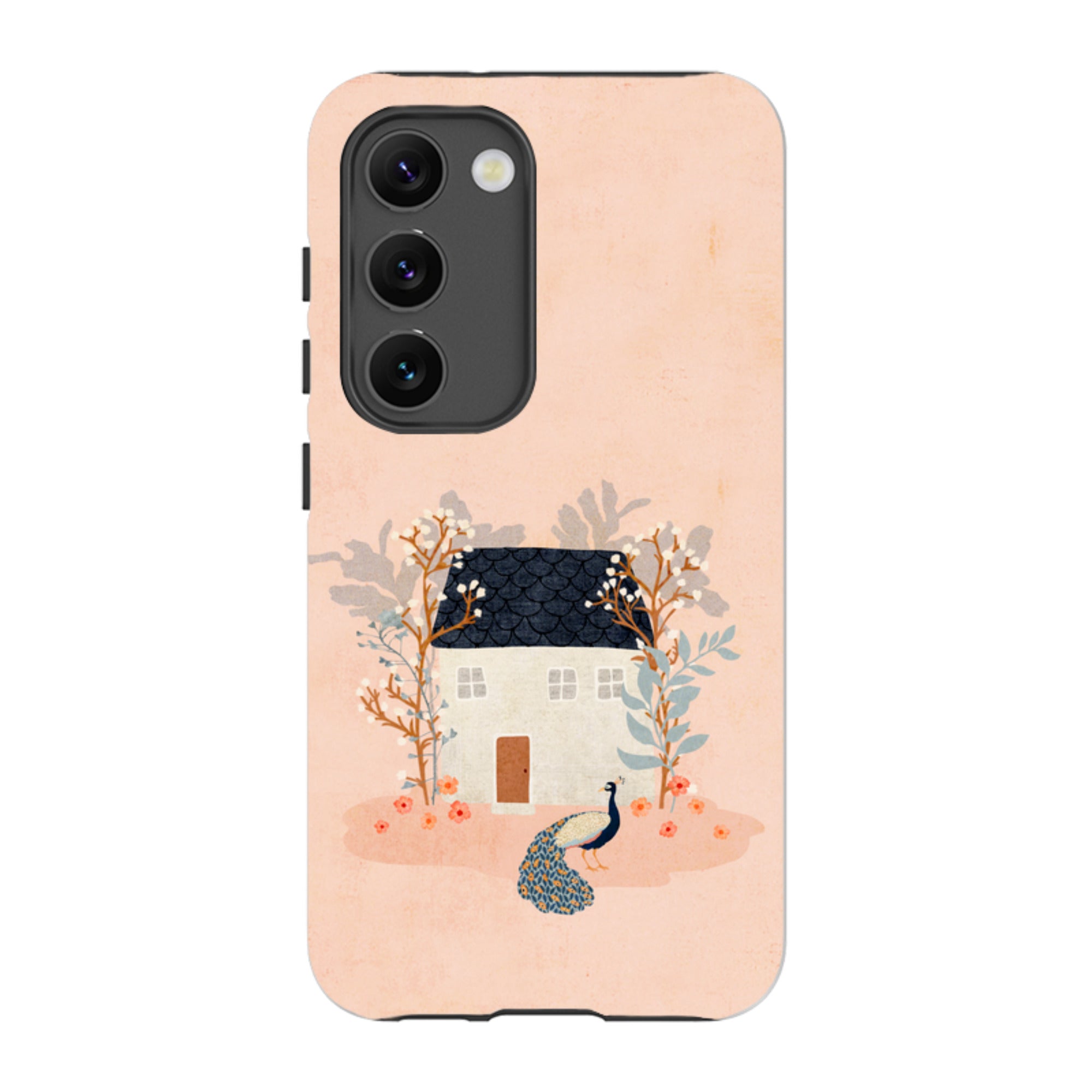 Samsung Tough Case - Home Pink By Katherine Quinn