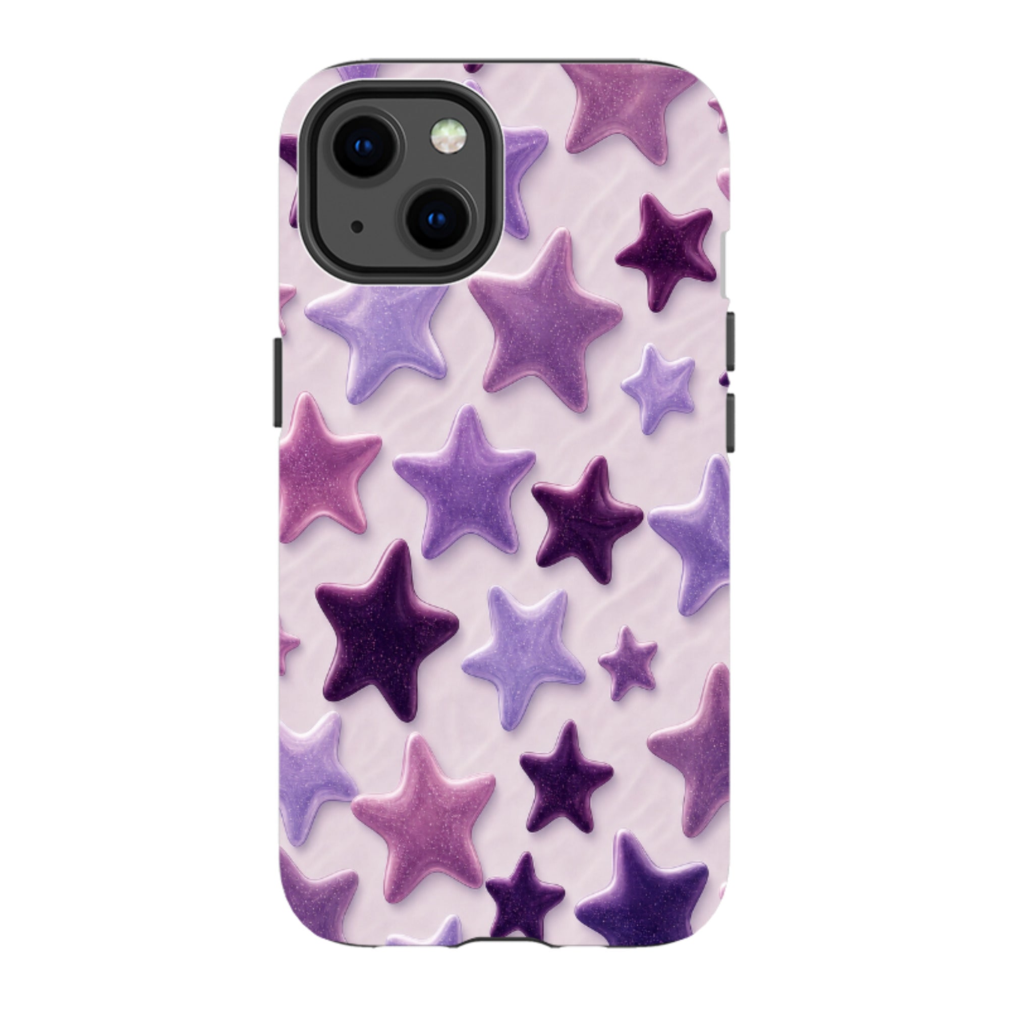 iPhone Tough Case - Lavender Purple Star