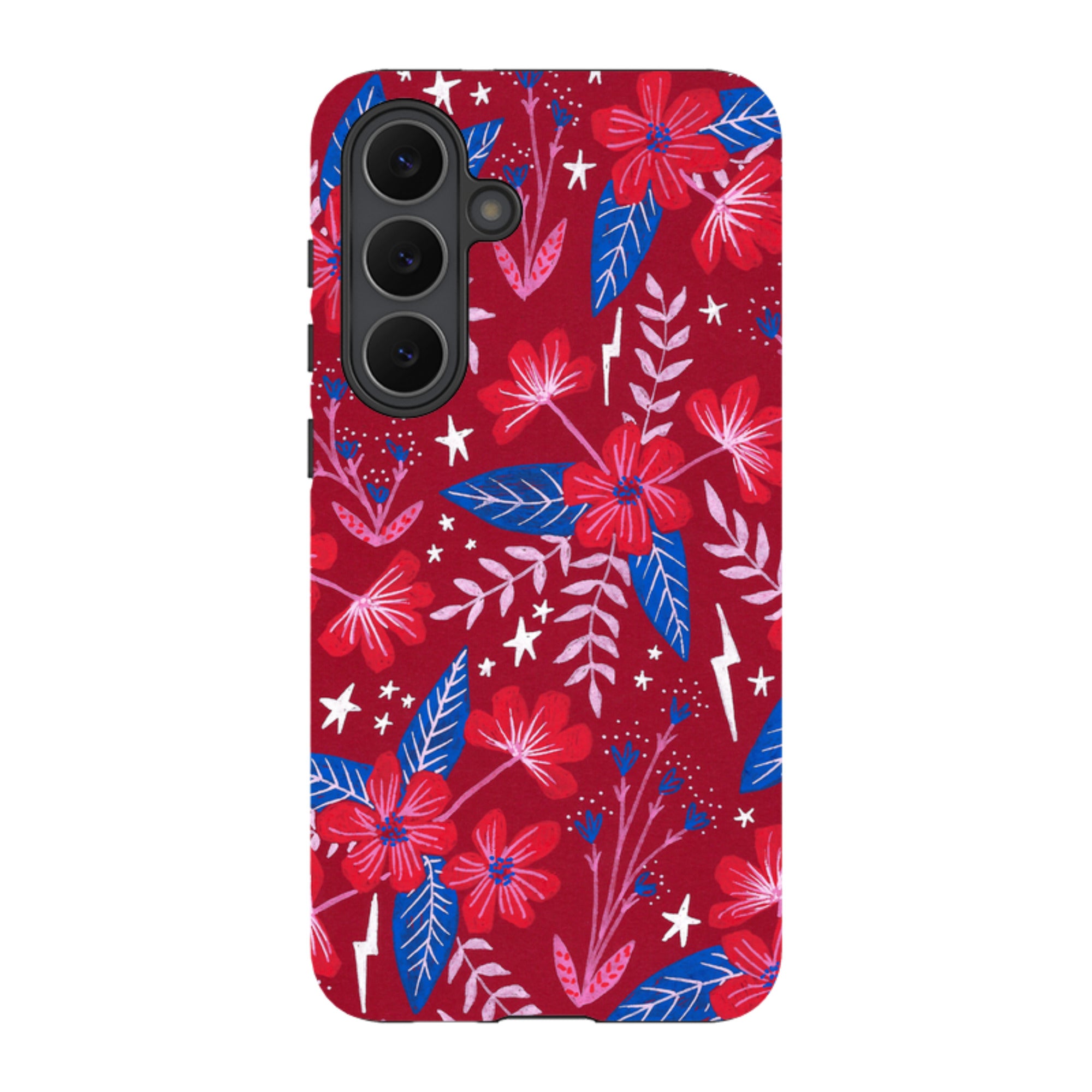 Samsung Tough Case - Red Moon Garden By Lee Foster Wilson