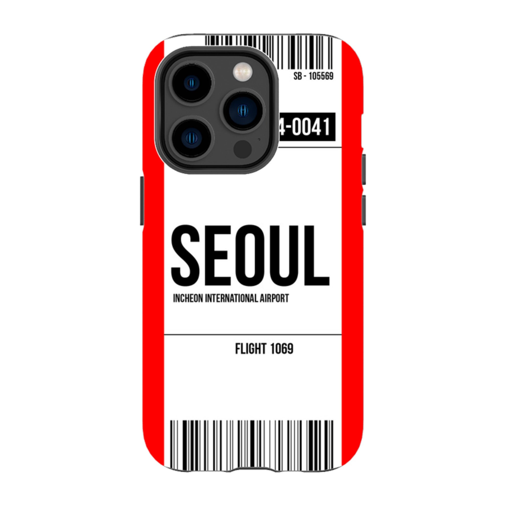 iPhone Tough Case - Seoul Red