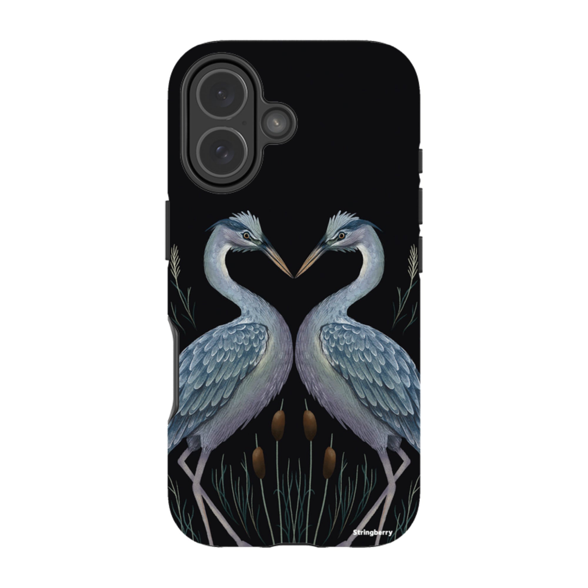 iPhone Tough Case - Heron Pair By Anna Stead