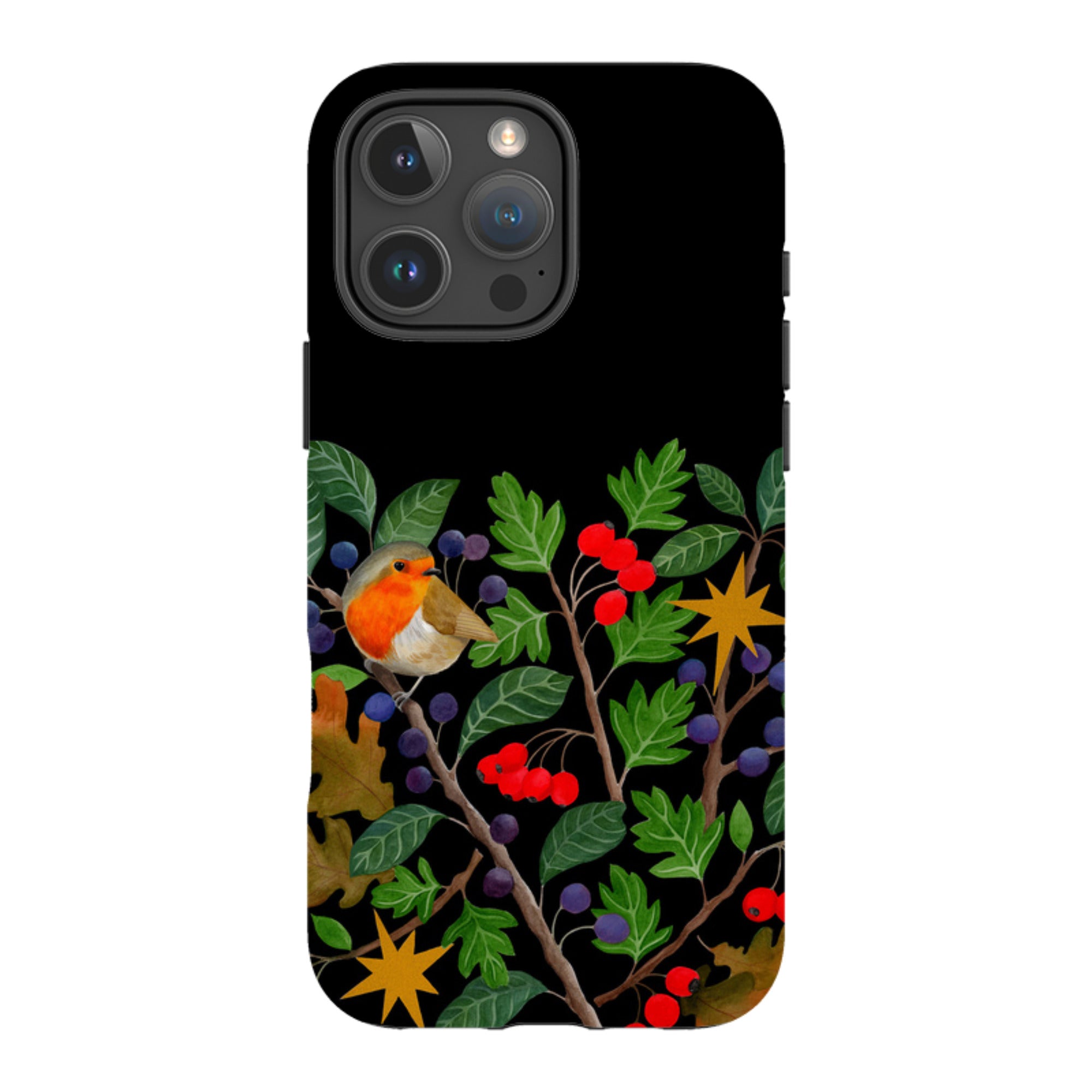 iPhone Tough Case - Sloe Robin By Bex Parkin