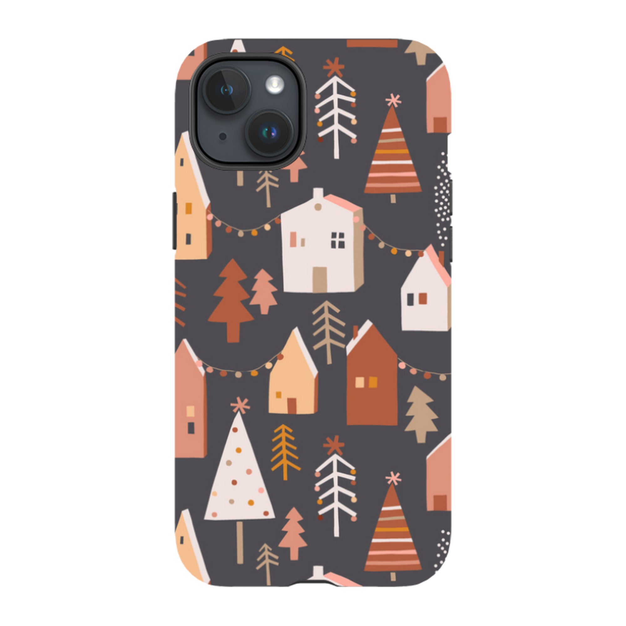 iPhone Tough Case - Street Xmas Dark
