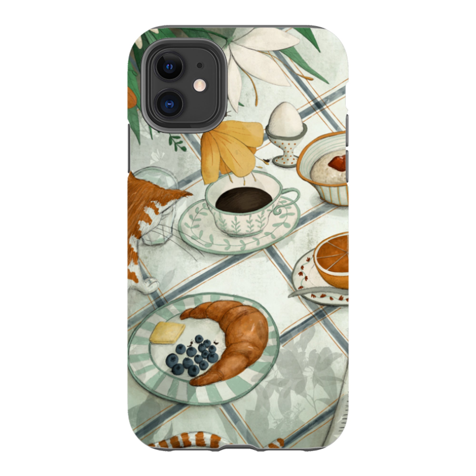 iPhone Tough Case - Hungry Friends By Maja Lindberg
