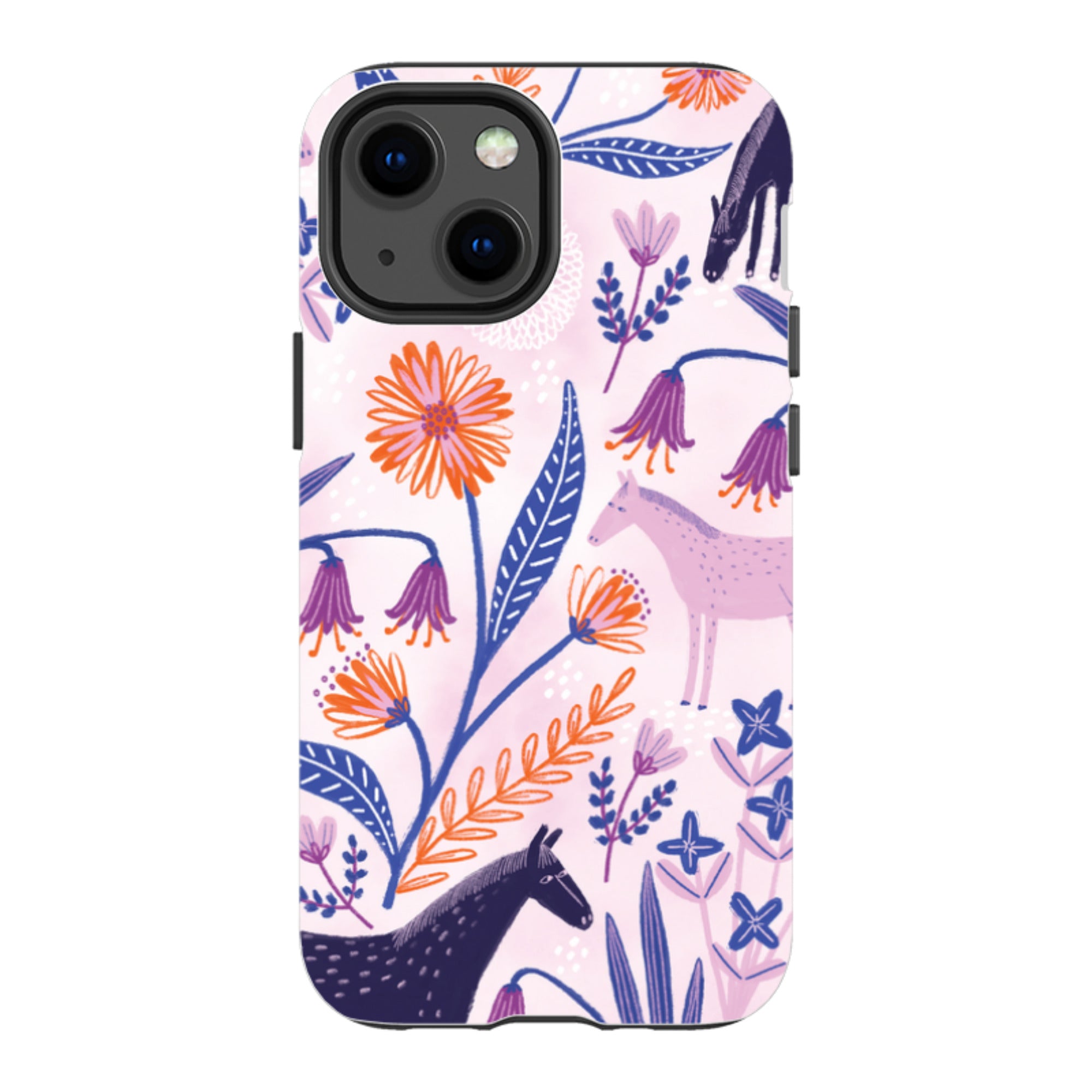 iPhone Tough Case - Wild Ponies By Lee Foster Wilson