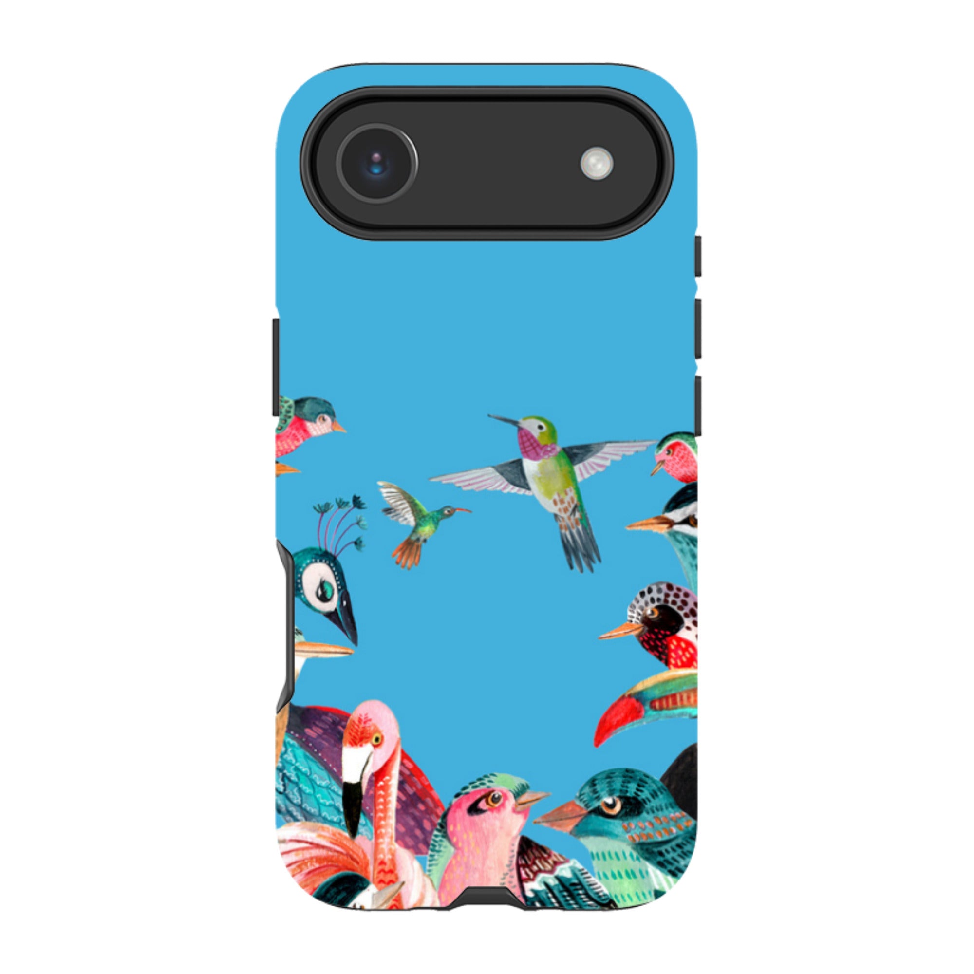 iPhone Tough Case - Blue Birds By Caroline Bonne Muller