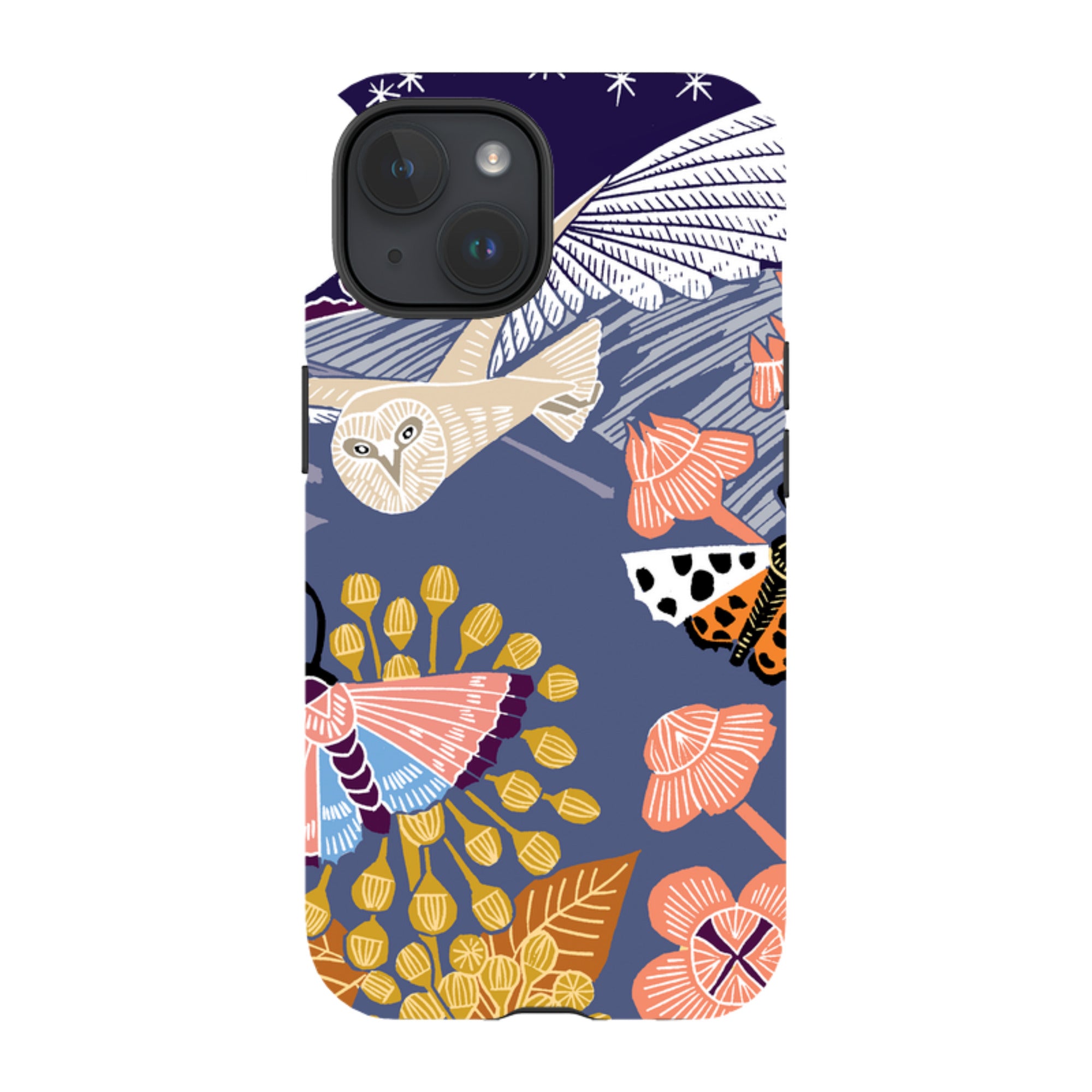 iPhone Tough Case - Evening Barn Owl By Kate Heiss