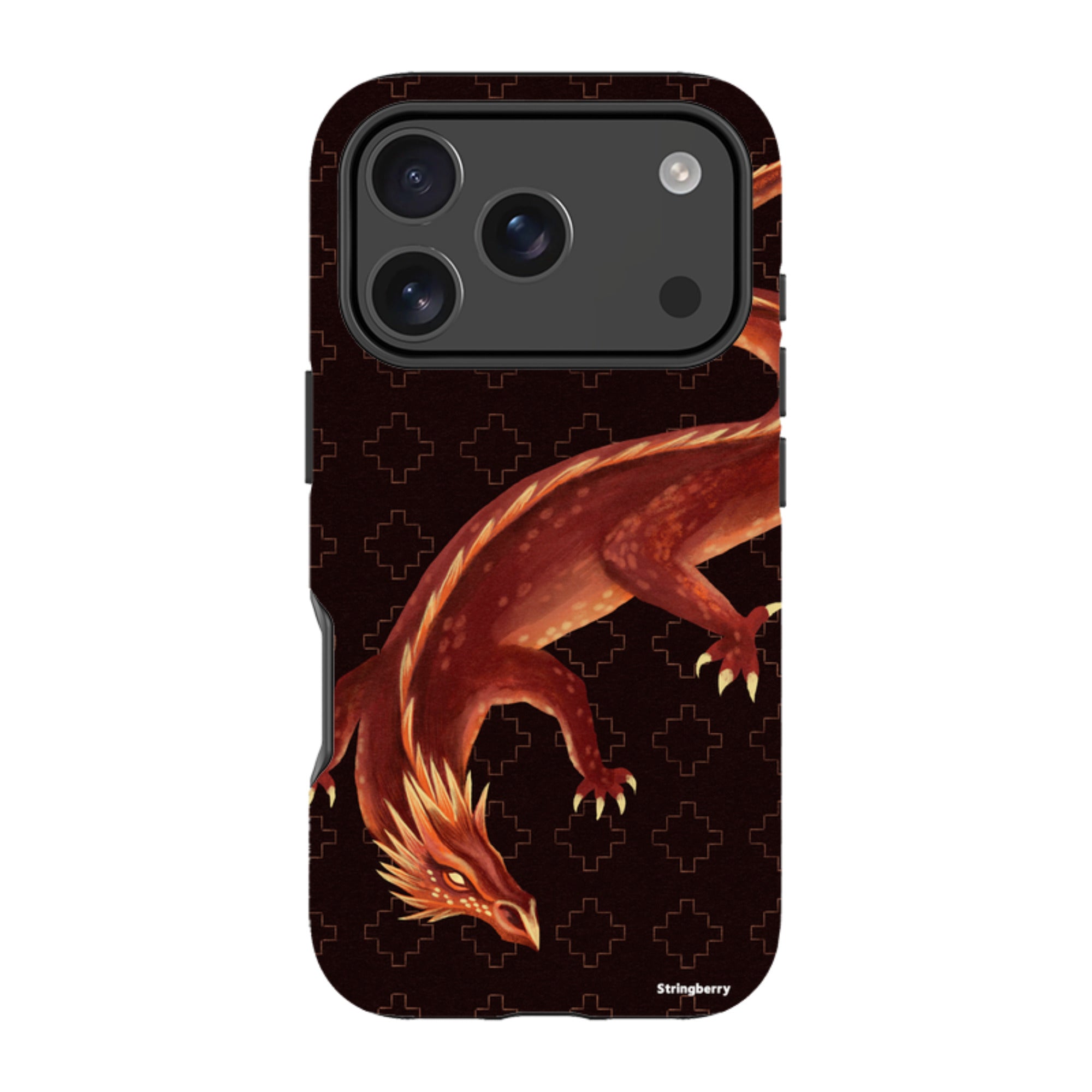 iPhone Tough Case - Beowulf Dragon By Anna Stead