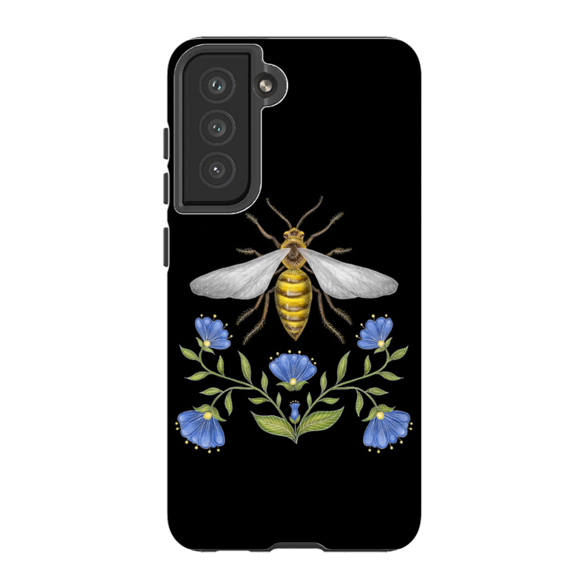 Samsung Tough Case - Wings Of Freedom Black By Catherine Rowe