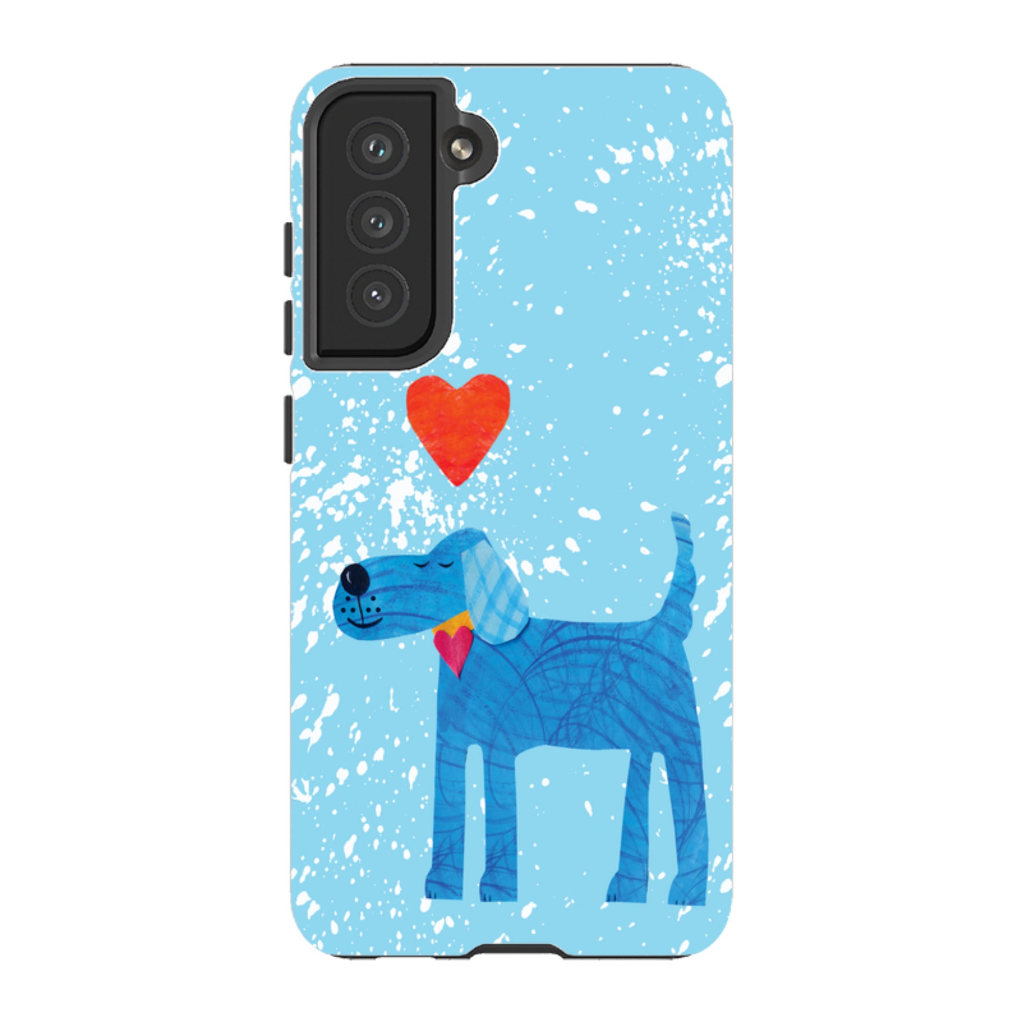 Samsung Tough Case - Blue Dog By Tracey English