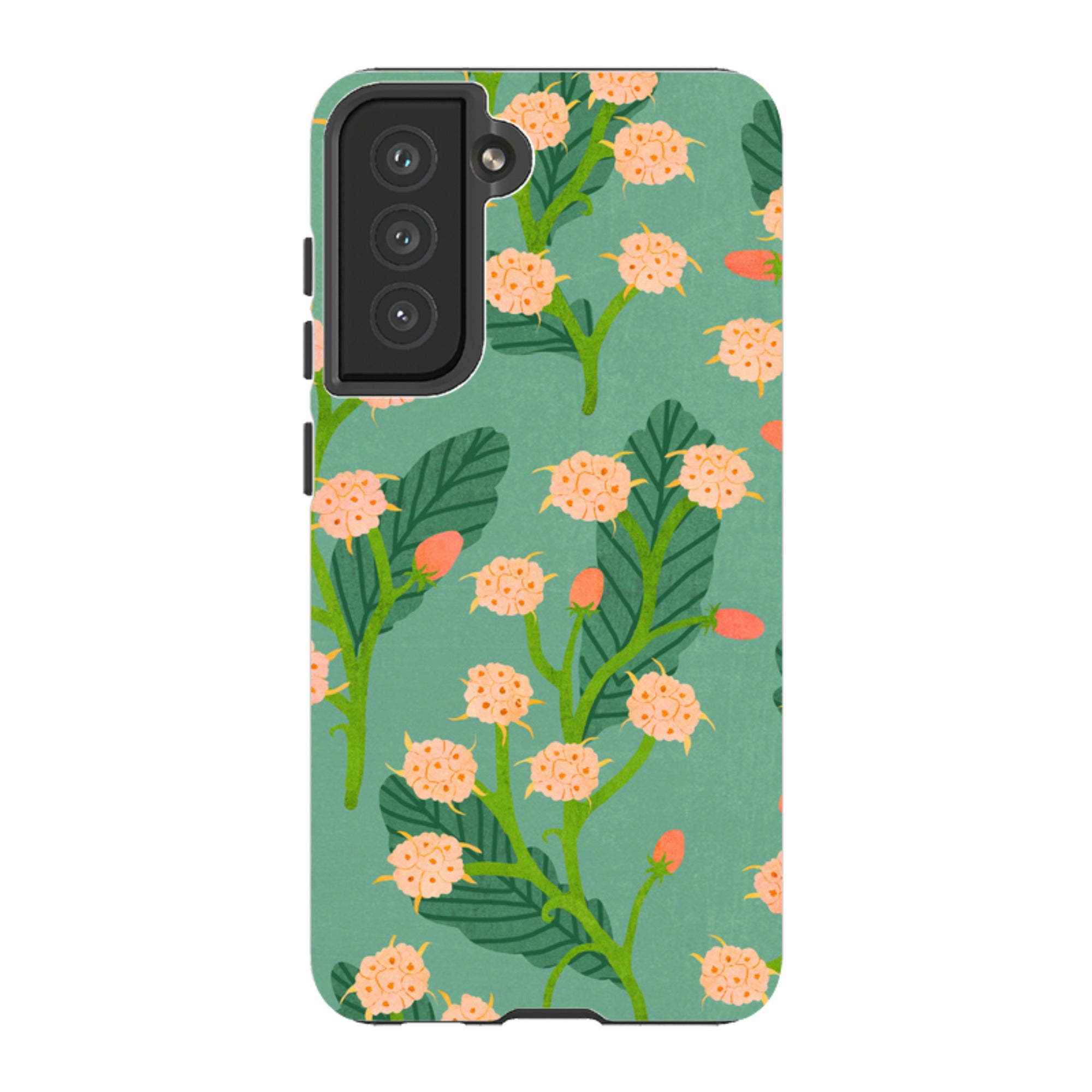 Samsung Tough Case - Summer Seeds Teal By Katherine Quinn