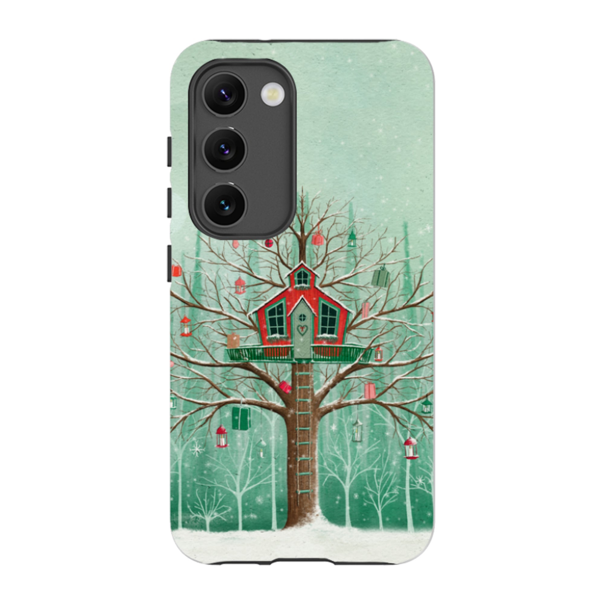 Samsung Tough Case - Christmas Tree House By Maja Lindberg