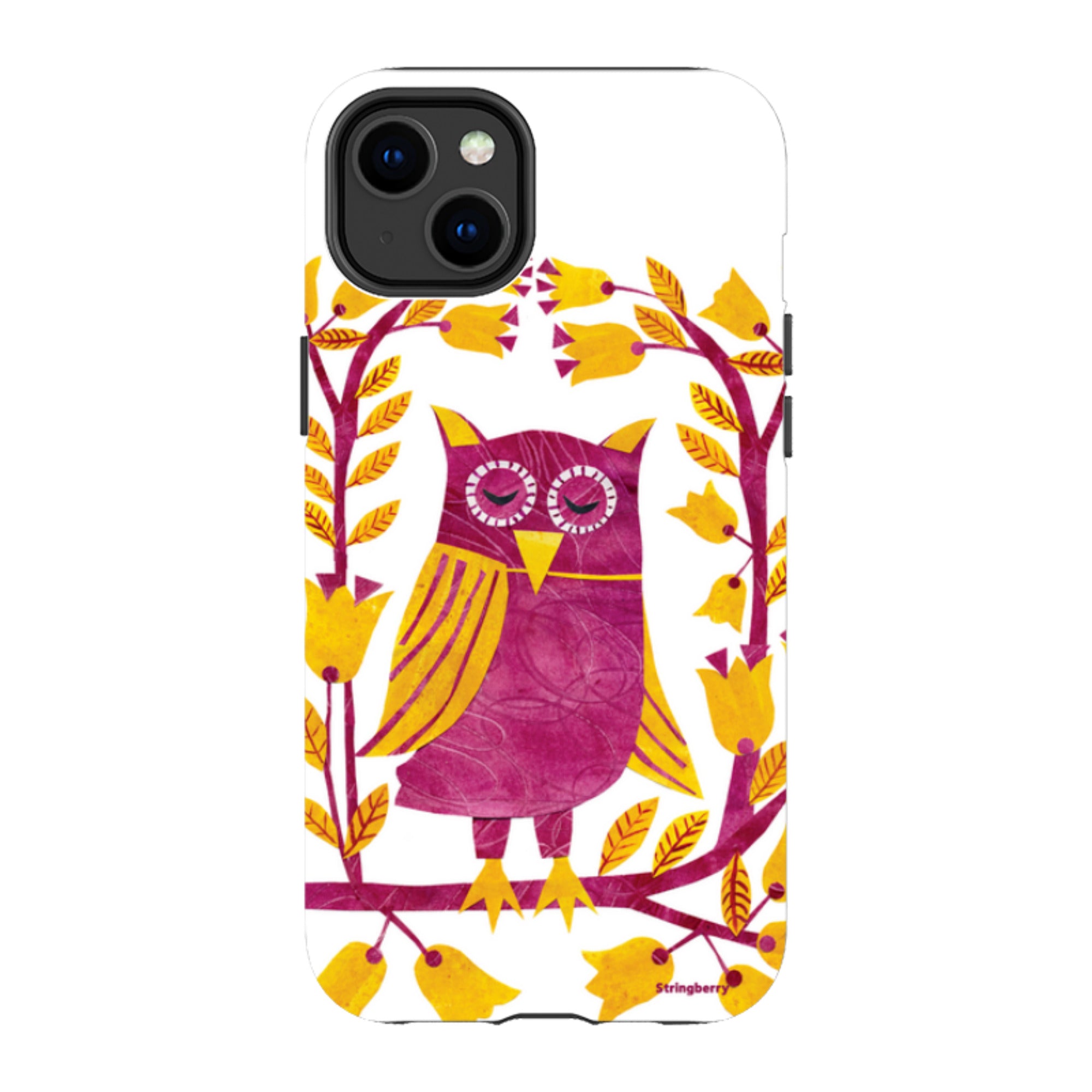 iPhone MagSafe Tough Case - Folk Owl By Tracey English
