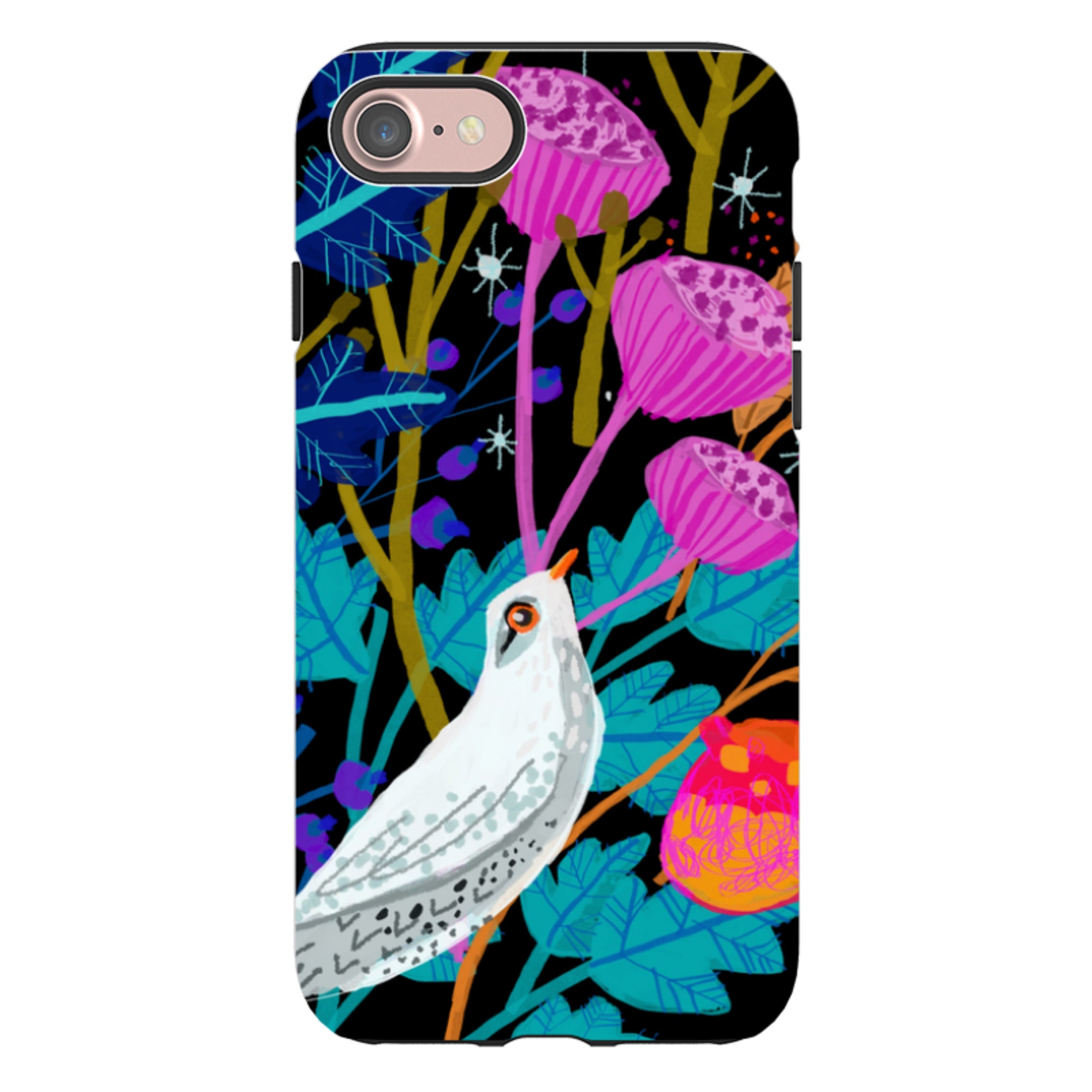 iPhone Tough Case - White Bird By Claire West