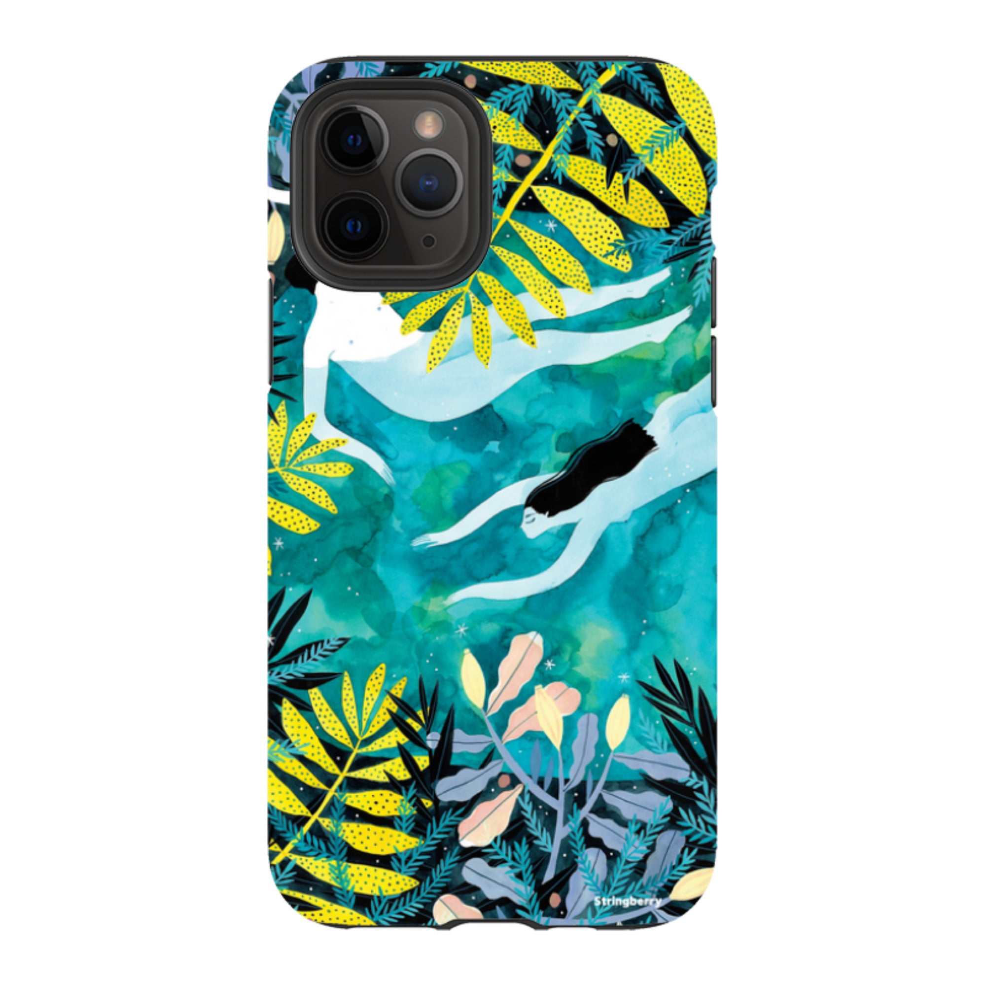 iPhone Tough Case - Night Swimming By Madalina Andronic
