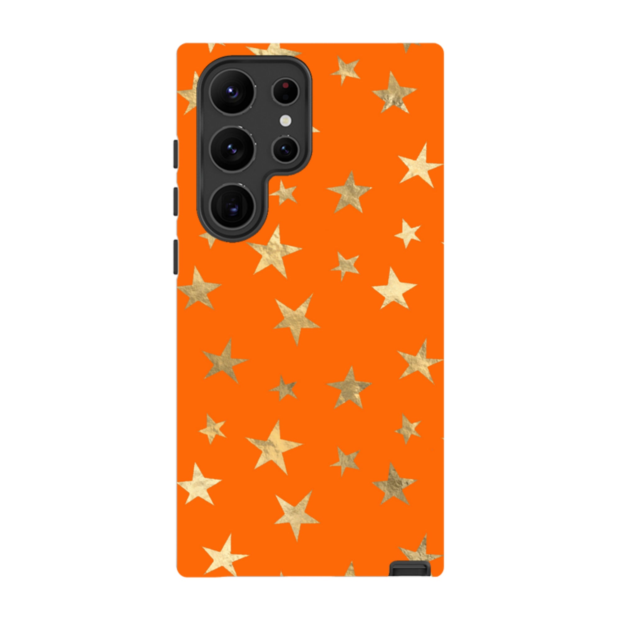 Samsung Tough Case - Orange and Gold Stars