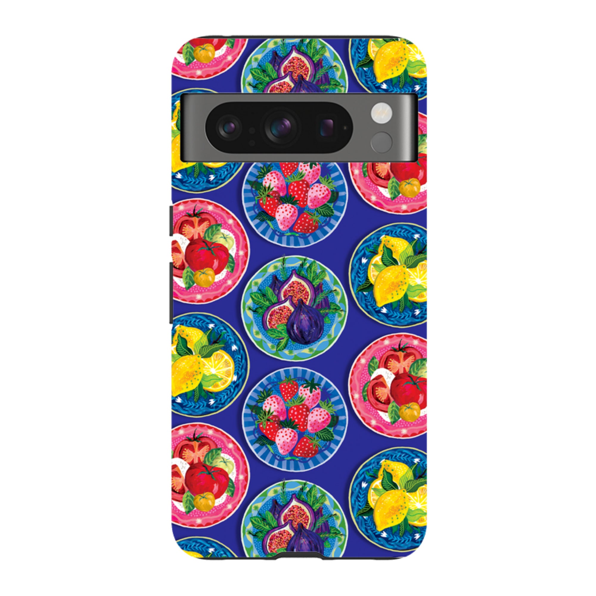 Google Tough Case - Summer Plates Blue By Emma Frances Grant