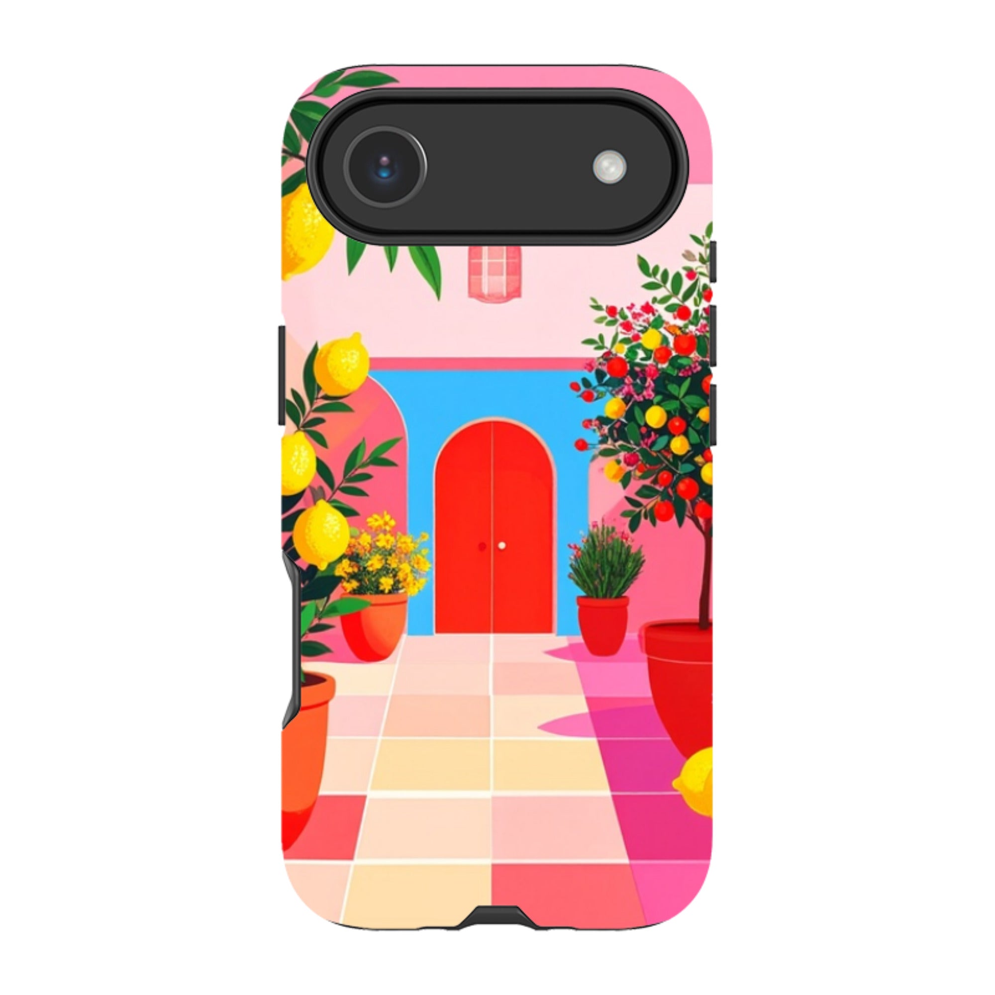 iPhone Tough Case - Red Garden