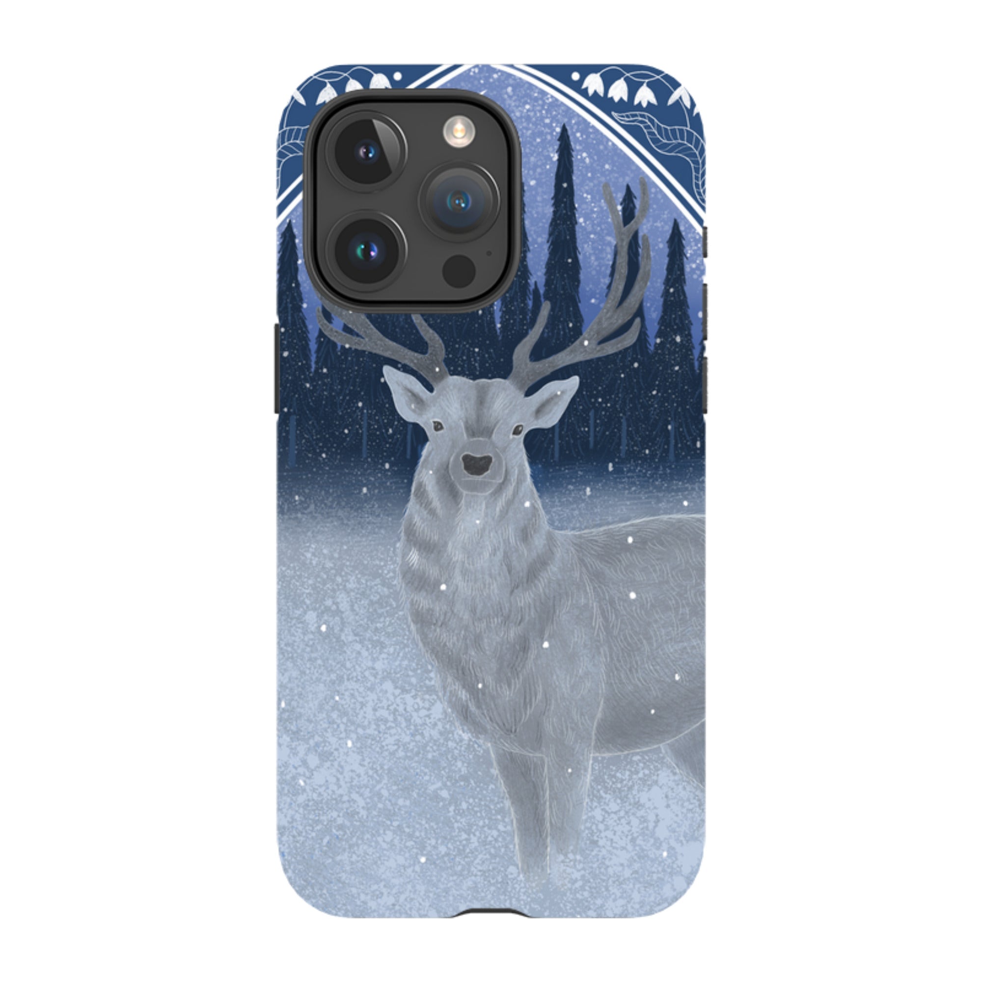 iPhone Tough Case - Winter Stag By Bex Parkin