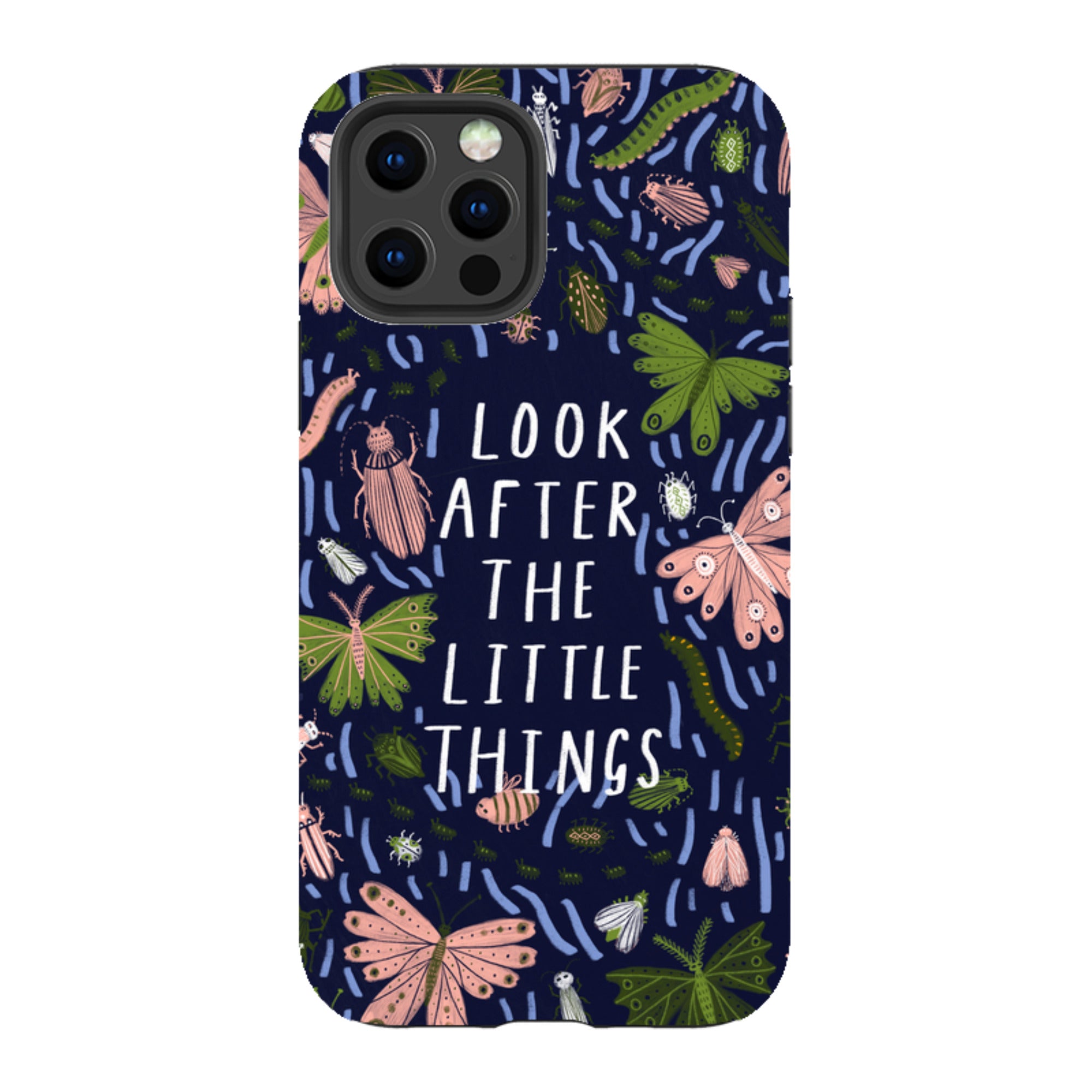 iPhone Tough Case - Little Things Blue By Lee Foster Wilson