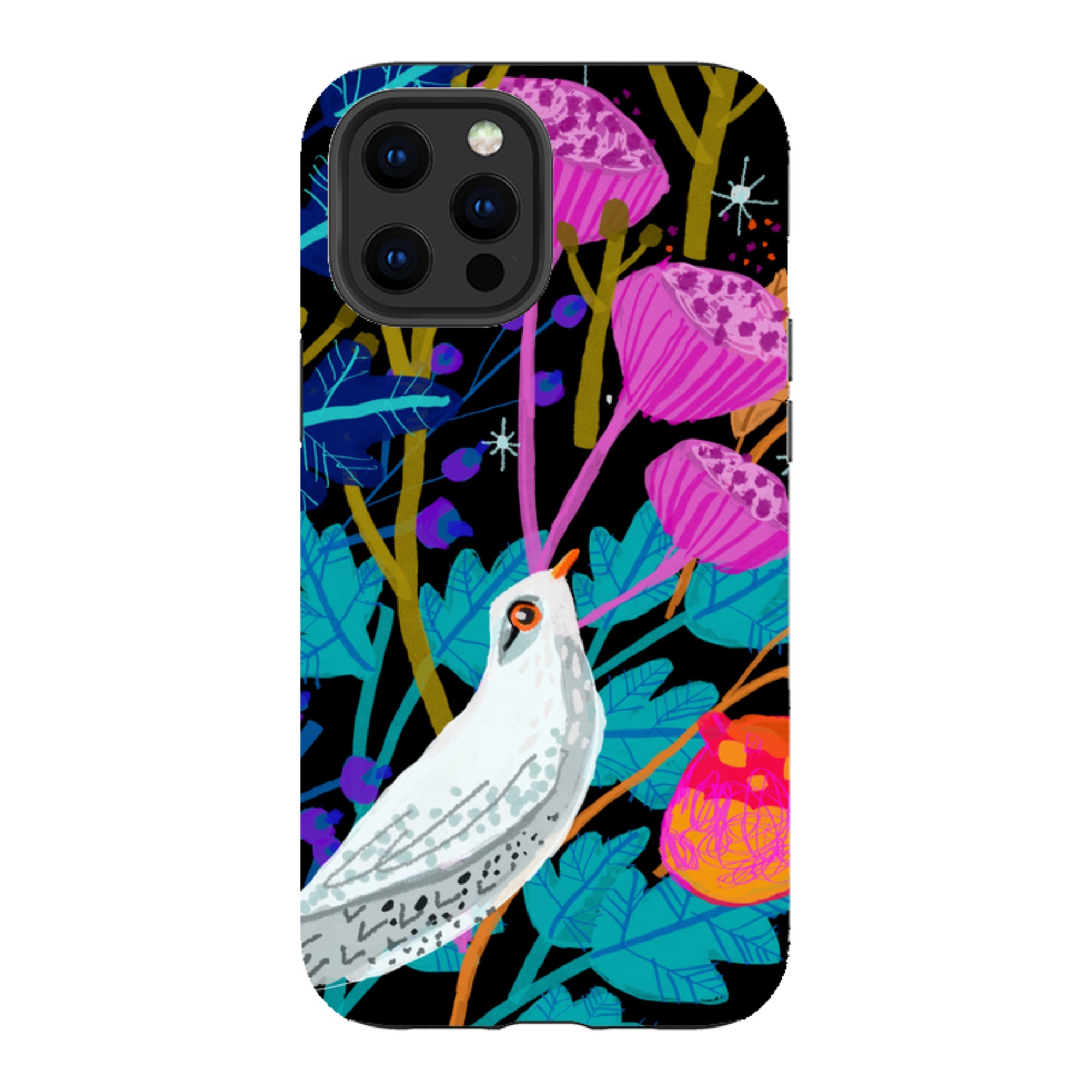iPhone Tough Case - White Bird By Claire West