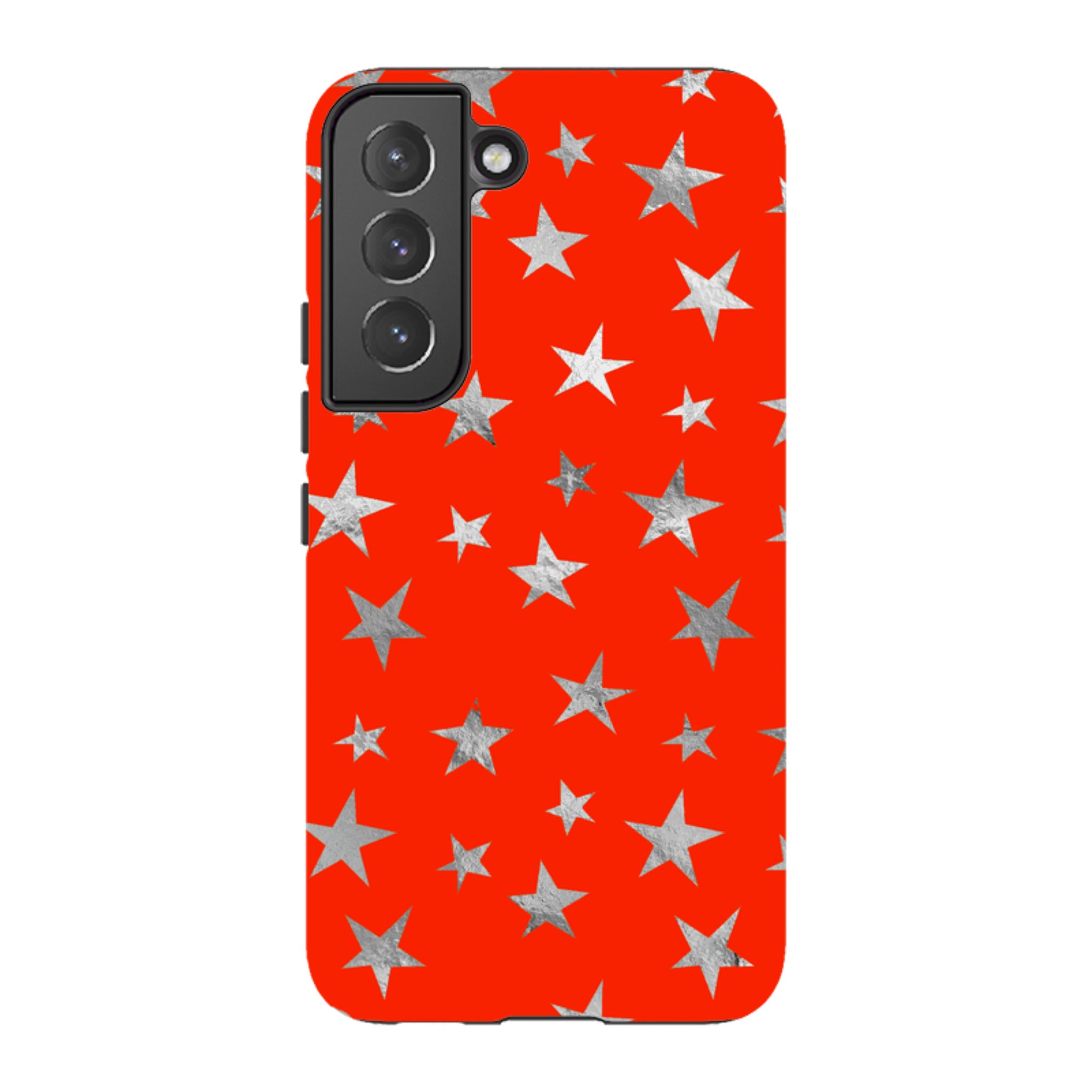 Samsung Tough Case - Red and Silver Stars