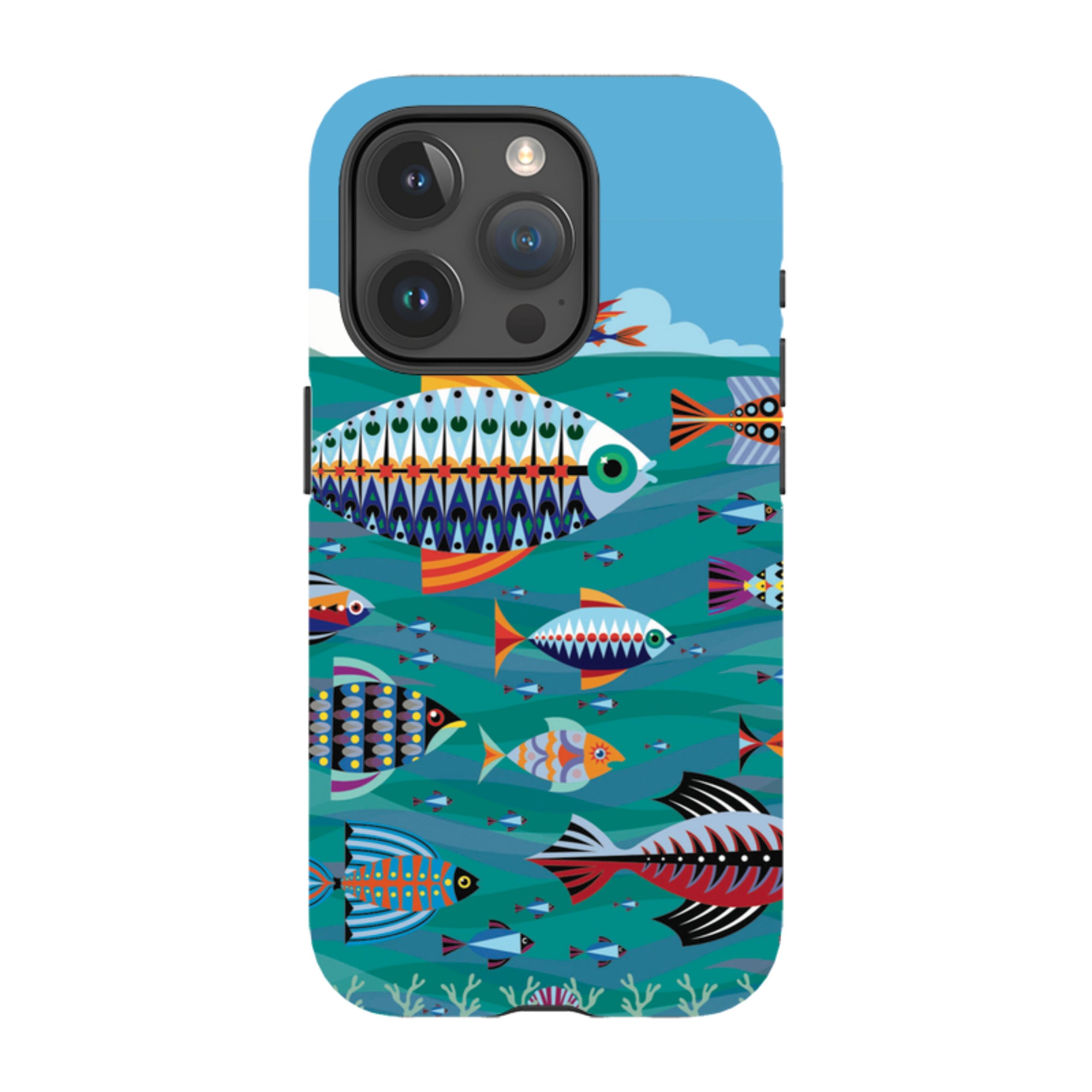 iPhone MagSafe Tough Case -  Fish By Patternista