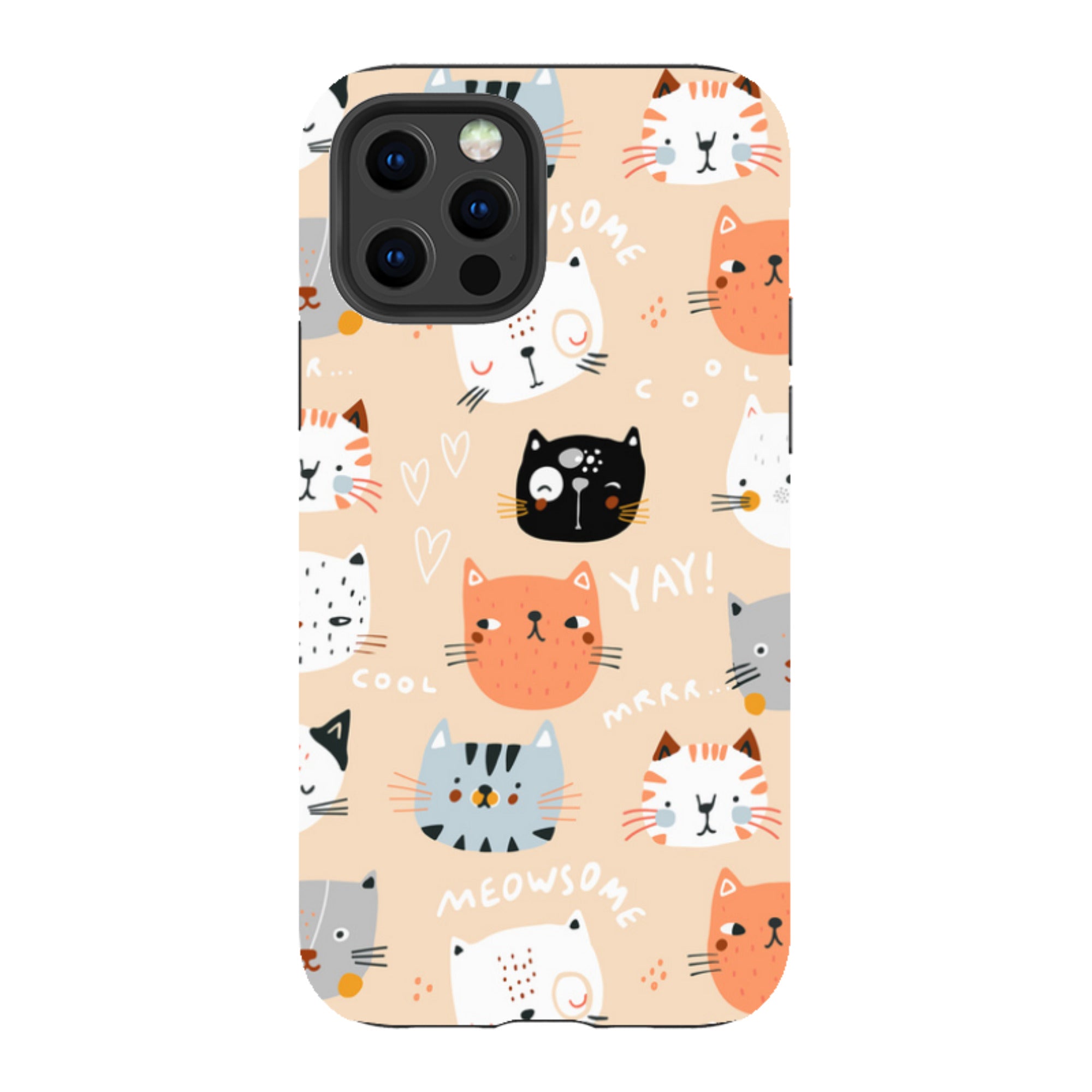 iPhone Tough Case - Meowsome